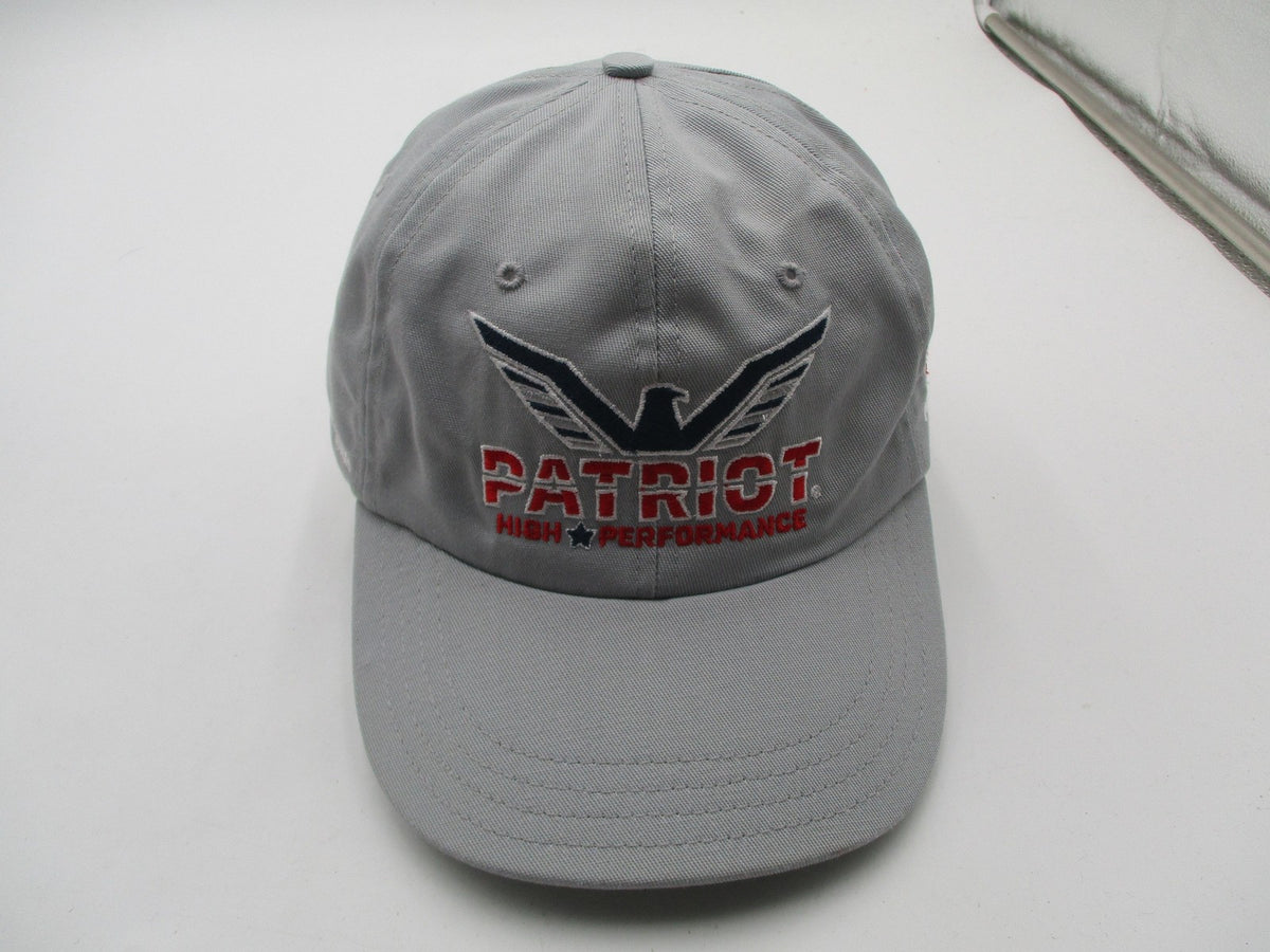 Patriot High Performance Hat Cap Strap Back Mens One Size Gray USA Unionwear9