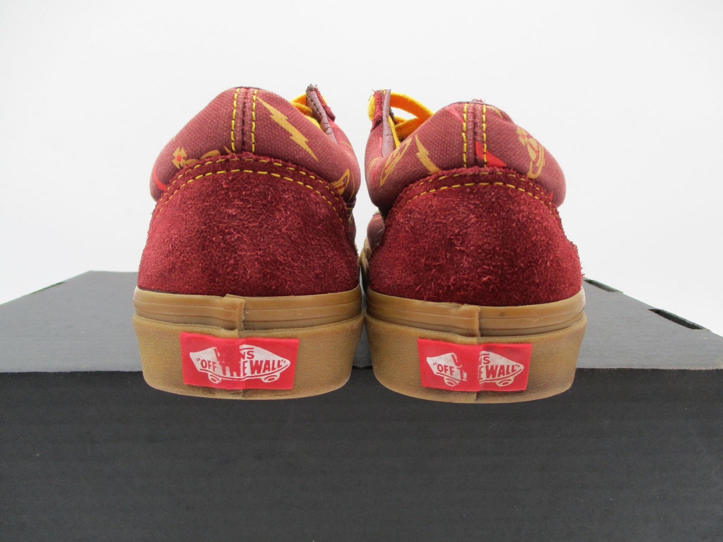 Vans X Vivienne Westwood Old Skool Shoes Mens 5.5 Red Gum Low Top Sneakers (1G4)5