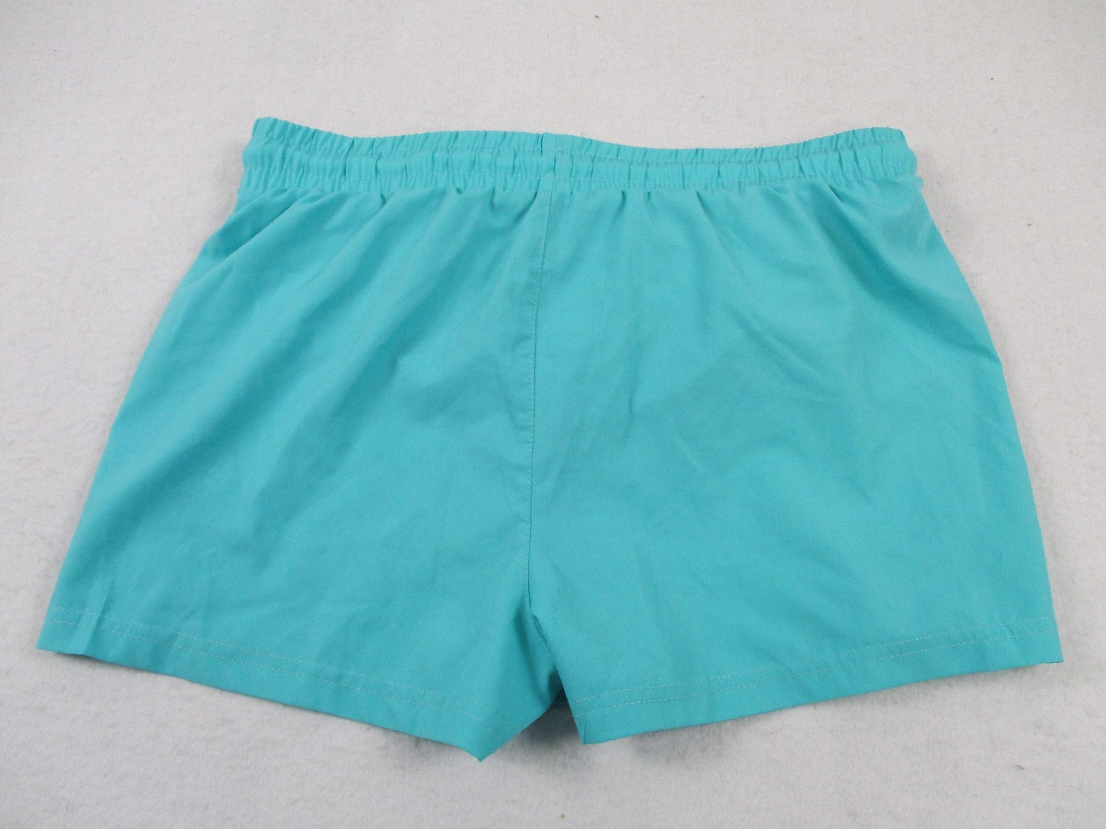 Champion Swim Shorts Kids 14-16 Teal Blue Elastic Waist Drawstring Logo 16781