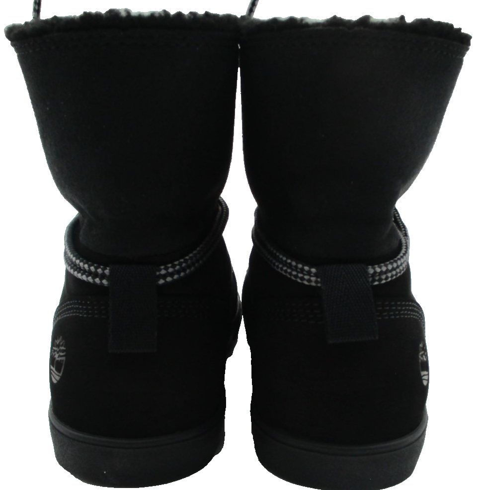 Timberland Dausette Fleece Fold Down Snow Boots Womens Size 7.5 Black Nubuck6