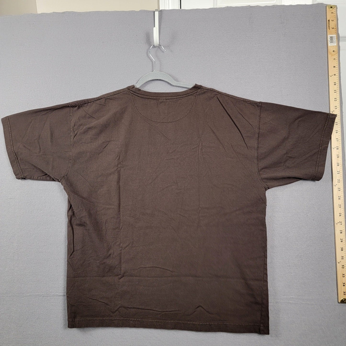 Newport Blue Graphic Beer O Clock Brown Tshirt Sz XXL