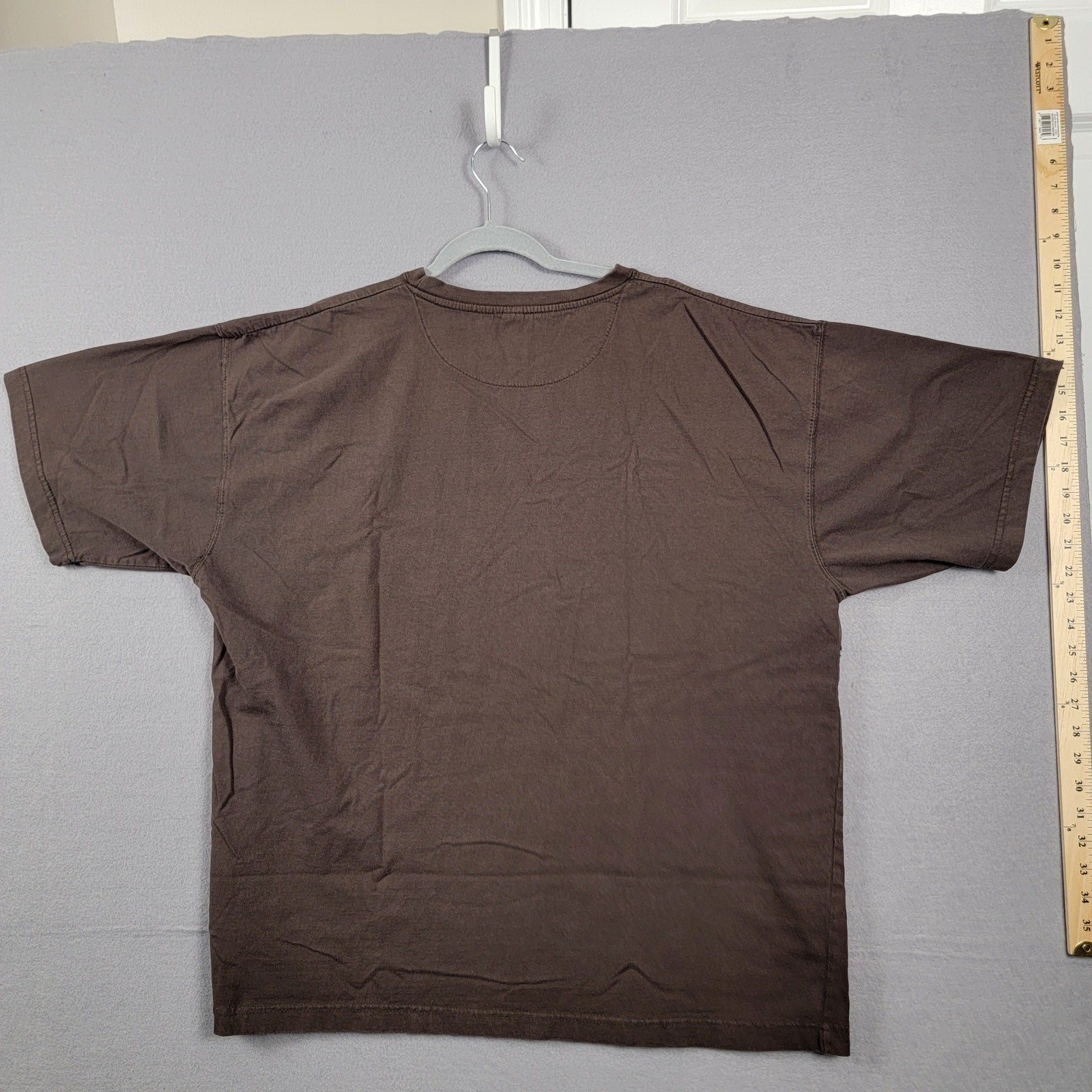 Newport Blue Graphic Beer O Clock Brown Tshirt Sz XXL