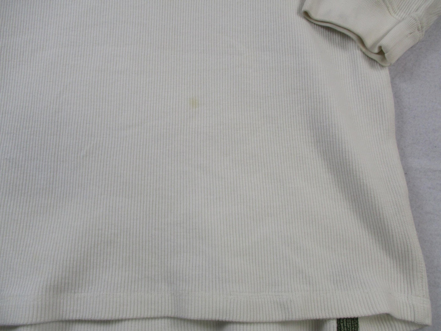 Enyce Shirt Mens 2XL White Camo Logo Thermal Waffle Knit Long Sleeve Tee