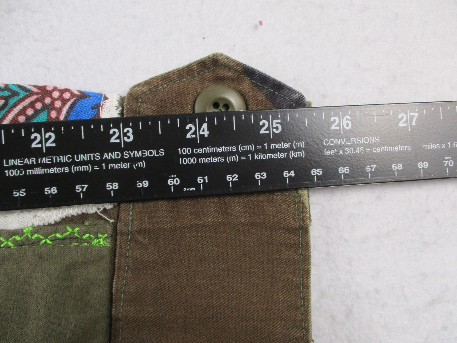 Aboves Garden Custom Jacket Mens XLT Green Camo Military Skull Dragon Patchwork17