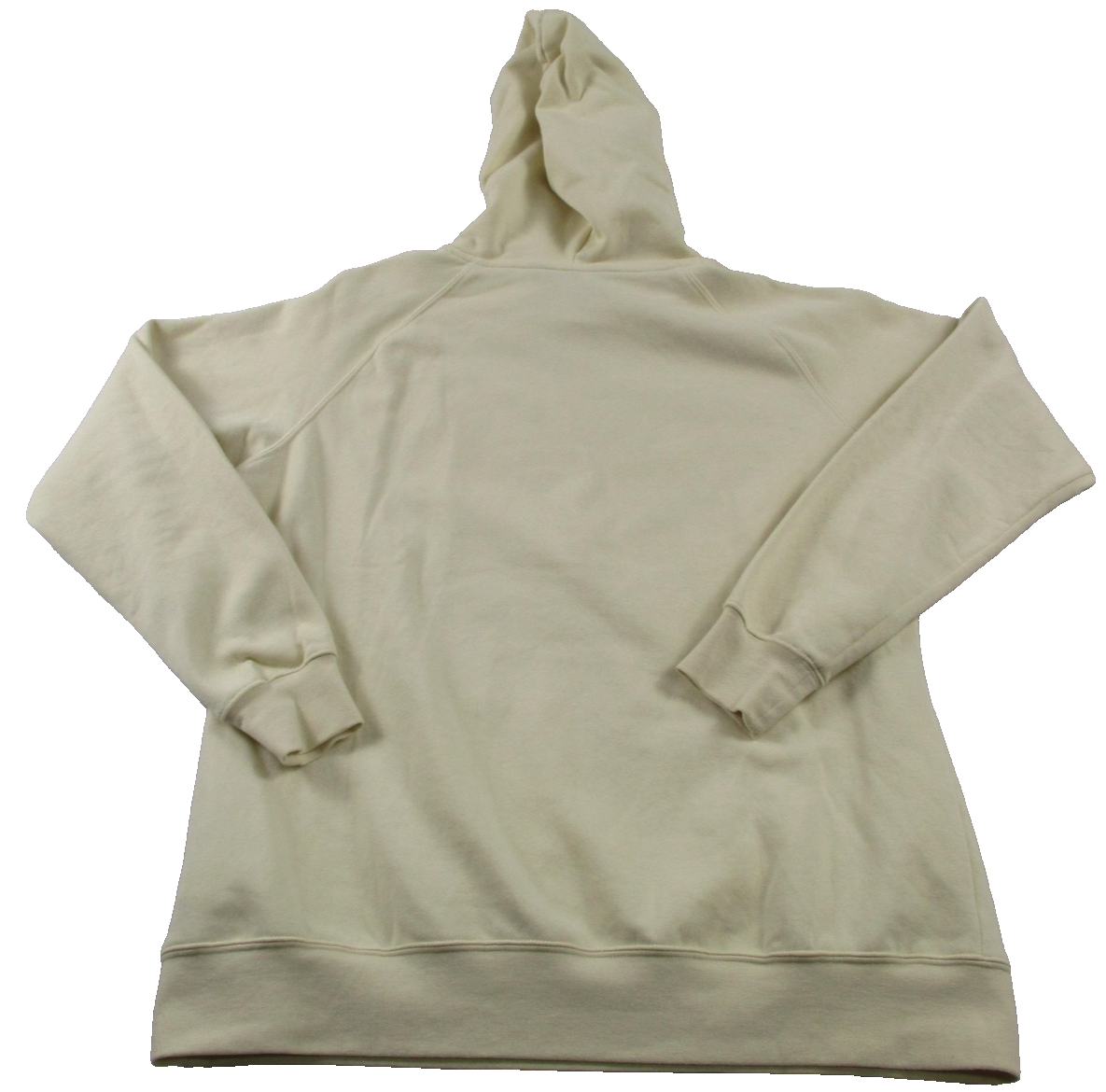 The North Face Hoodie Womens XL White Gold Logo Graphic Pullover Fleece 16641
