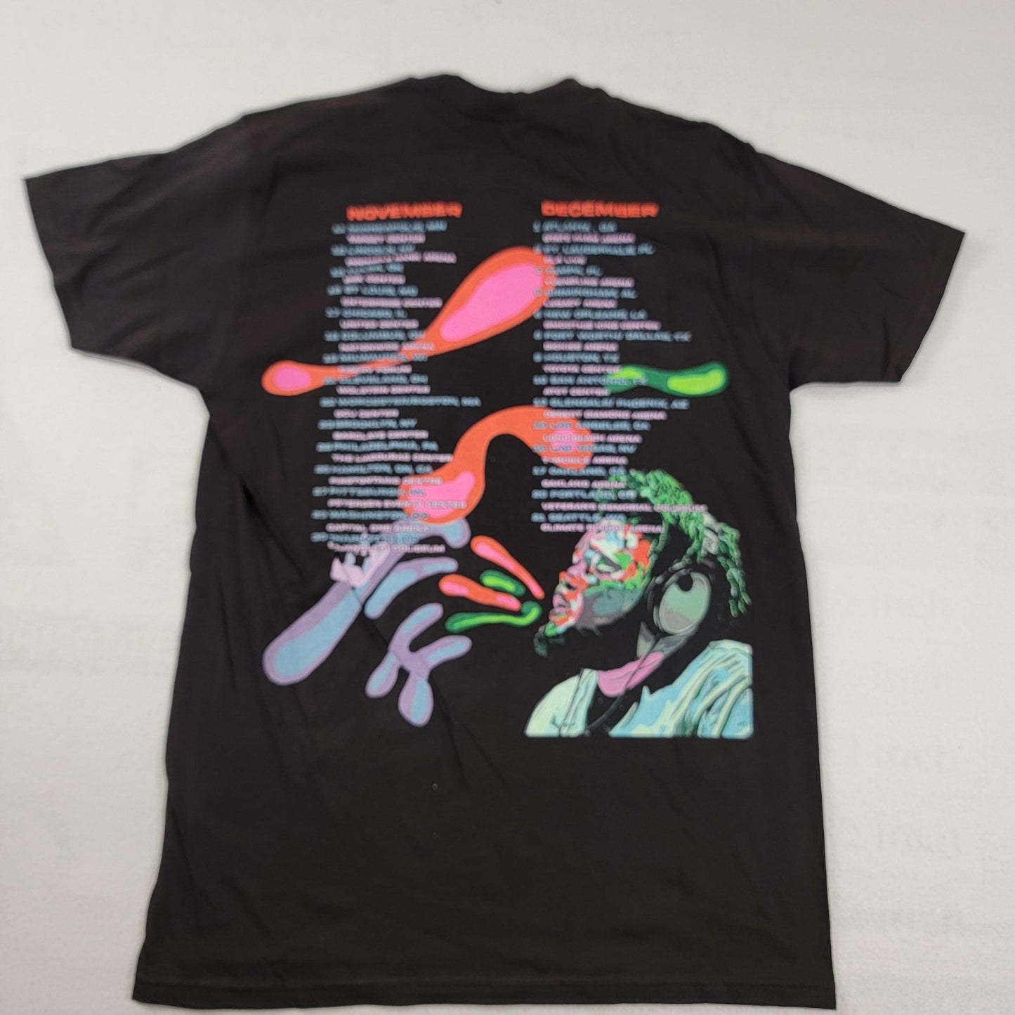 2 Pk Bundle Rod Wave Beautiful Mind Tour Shirt & KC Chiefs Tee Sz Medium