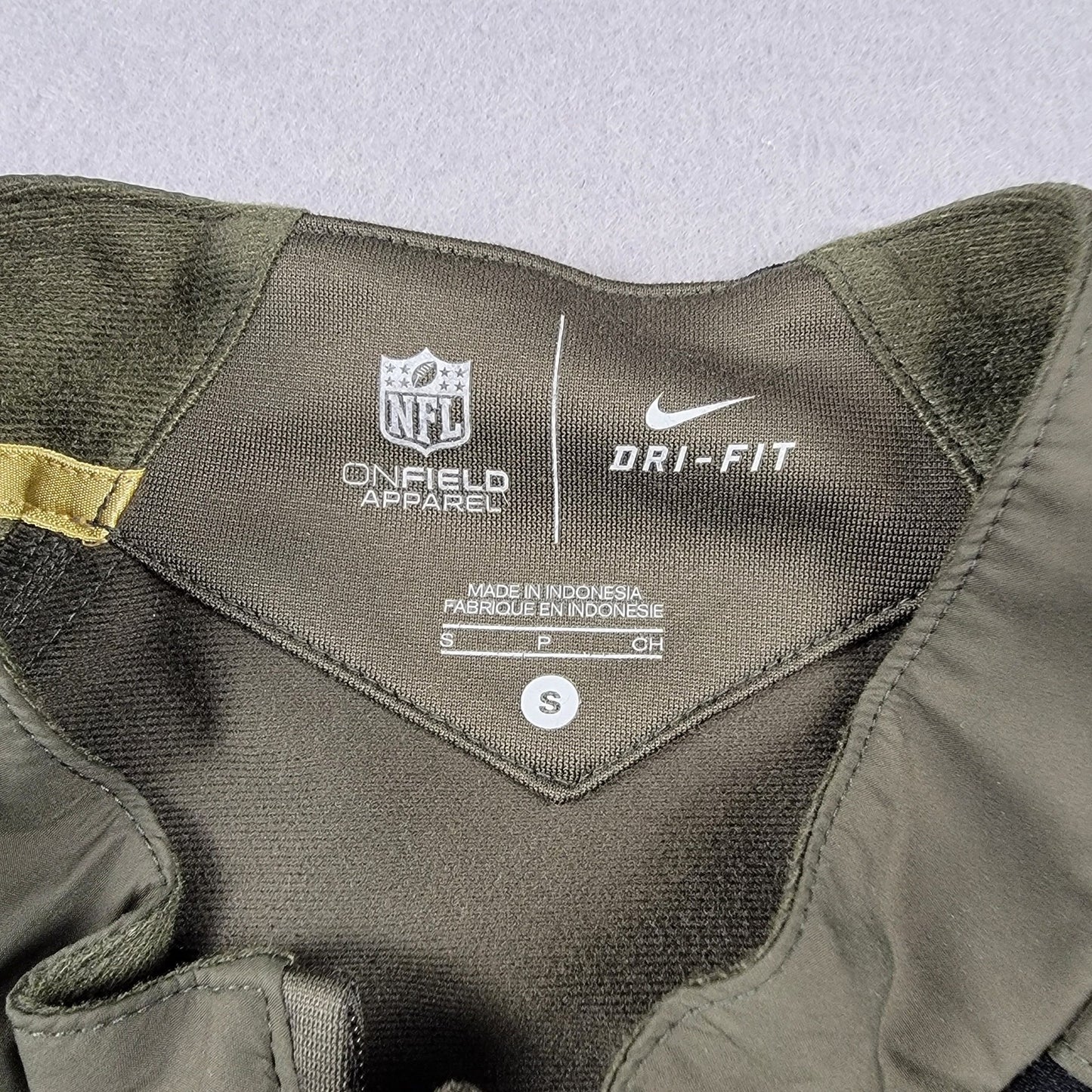 Nike DriFit New Orleans Saints Salute to Service Zip Up Sz S