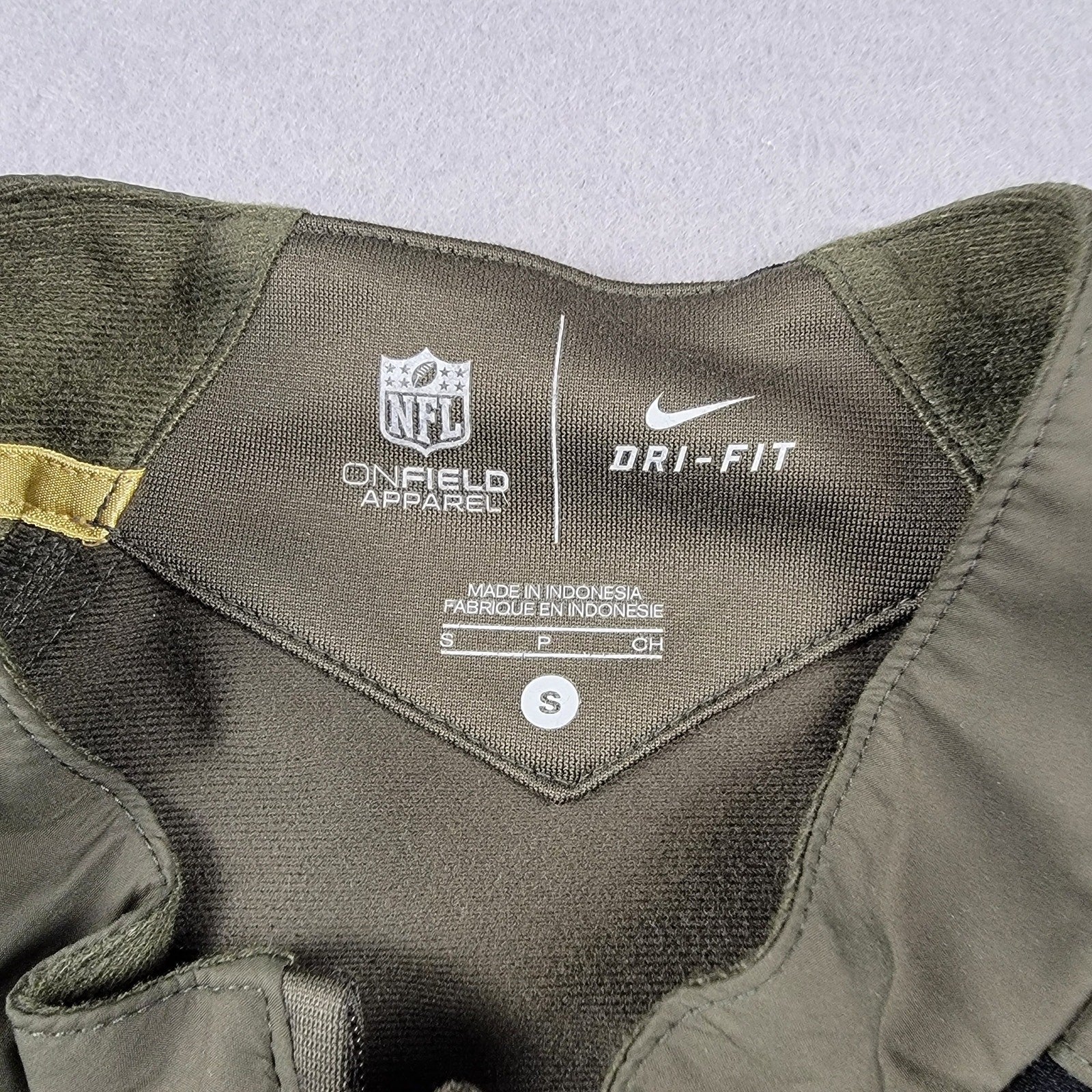 Nike DriFit New Orleans Saints Salute to Service Zip Up Sz S