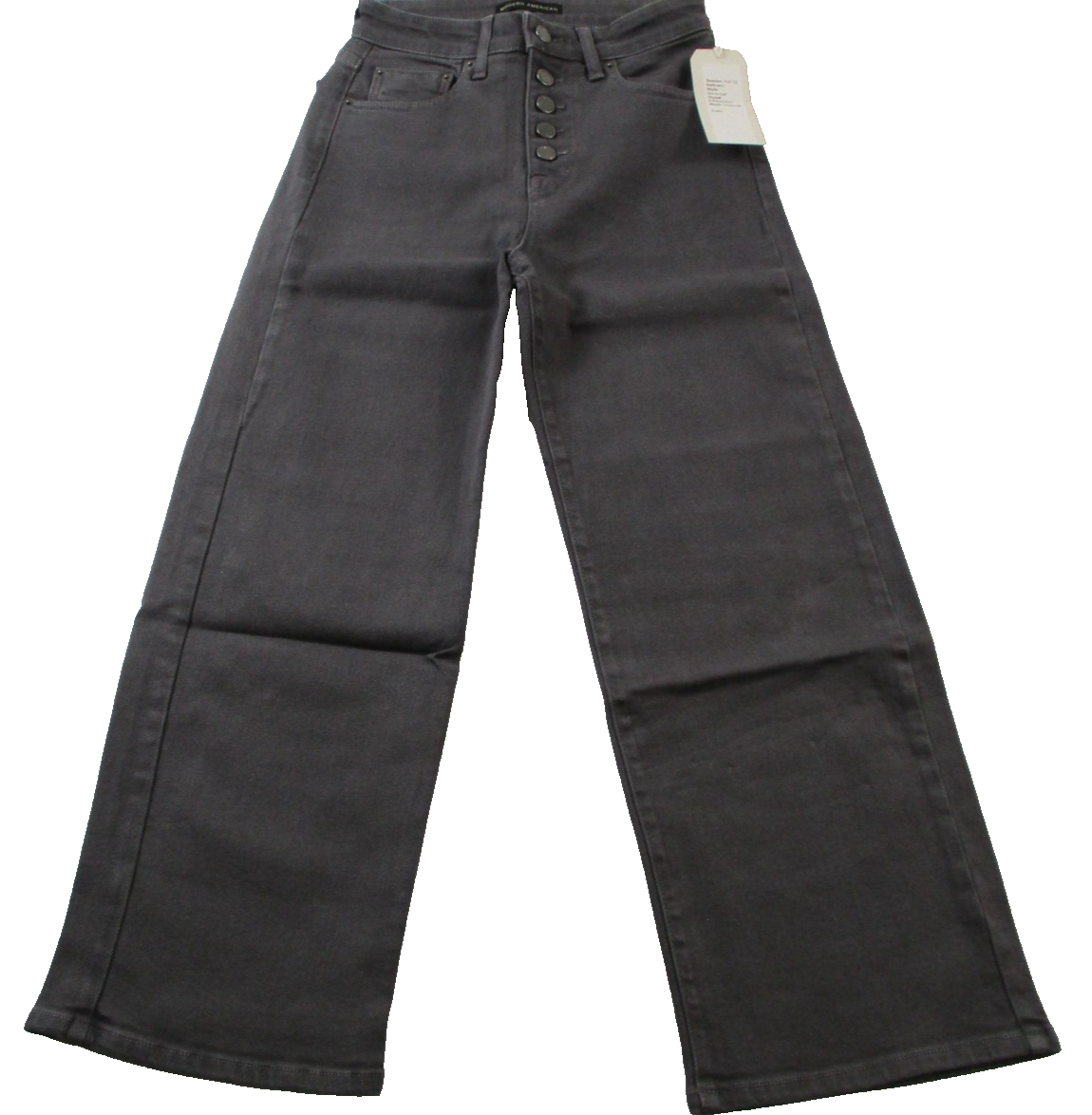Modern American Savannah Jeans Womens 29 Gray High Rise Wide Leg Charcoal 14740