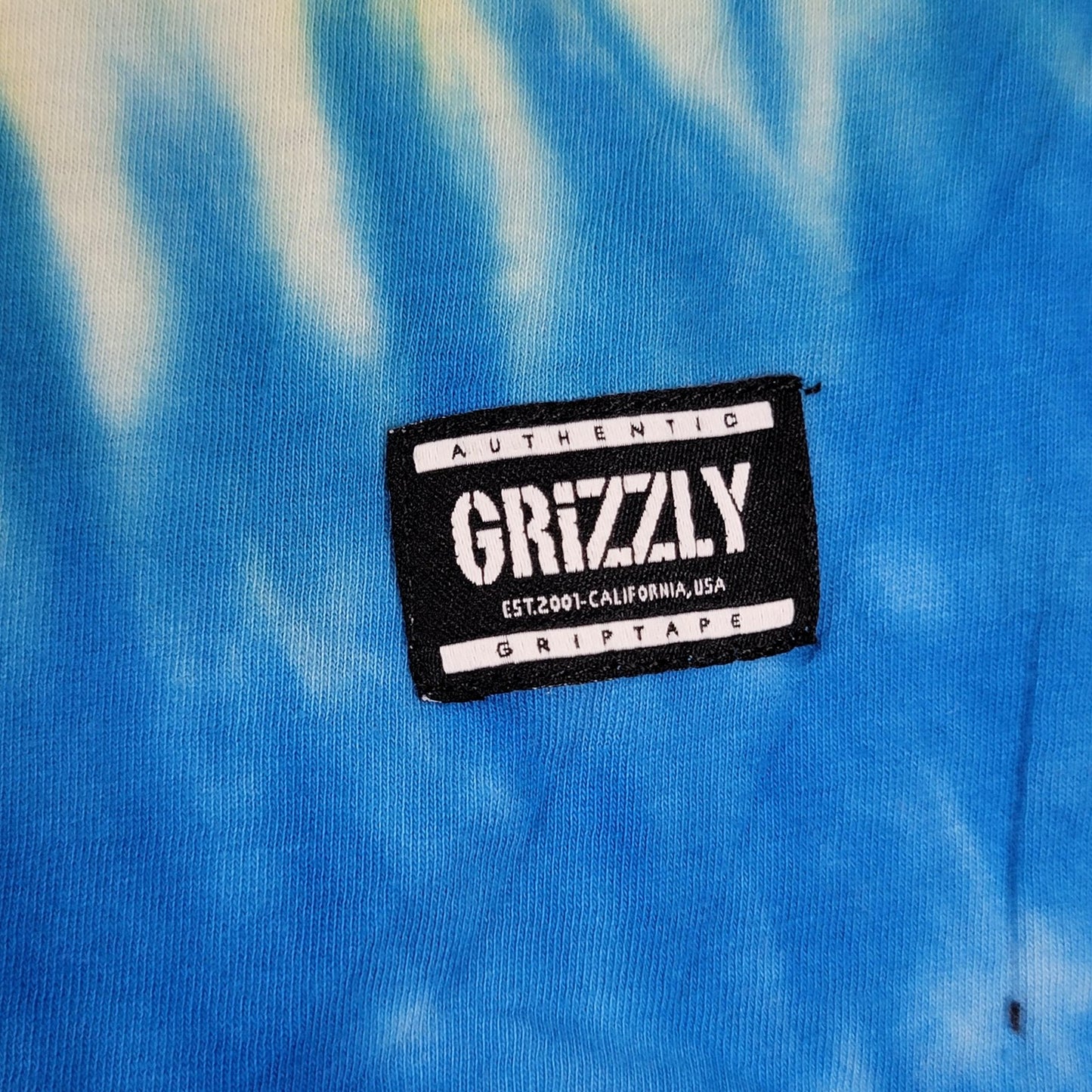 2 Pack Grizzly Grip Tape Tie Dye Tees Sz XL