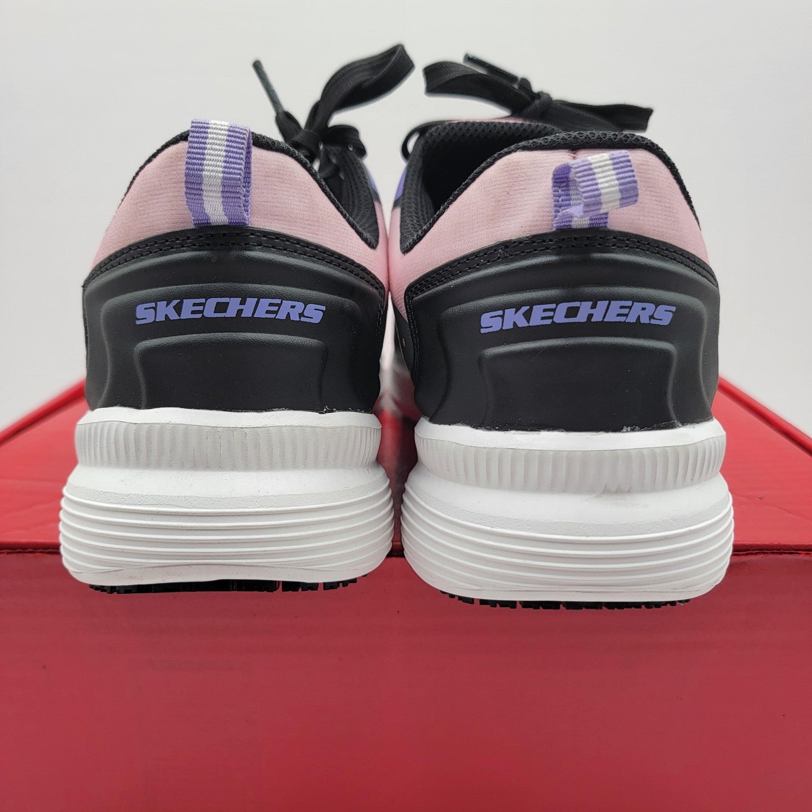Skechers Shoes Womens Sz 9 Slip Resistant Carbon Toe Memory Foam Safety