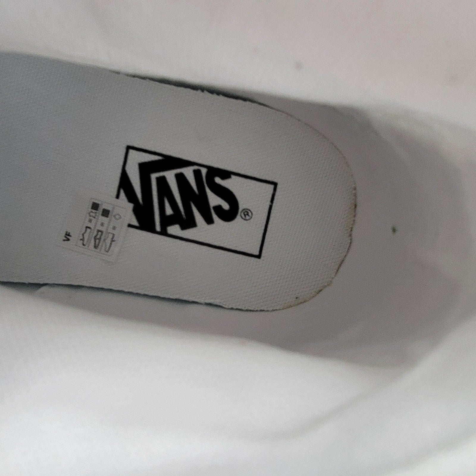 Vans Sk8Hi Tapered Shoes Mens Size 9.5 Womens 11 White Canvas VN0A5JMK Platform6