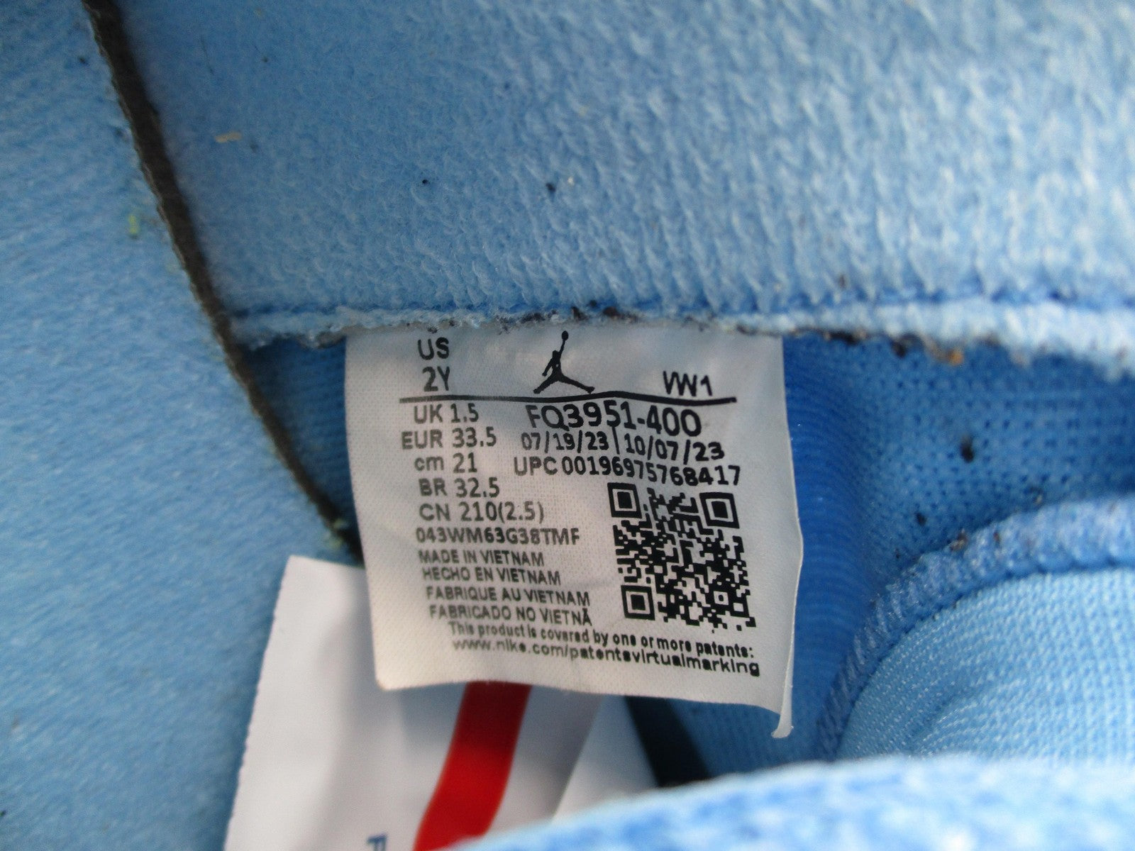 Jordan Spizike Low Oilers Shoes Youth 2Y Blue Basketball Sneakers FQ3951-40022