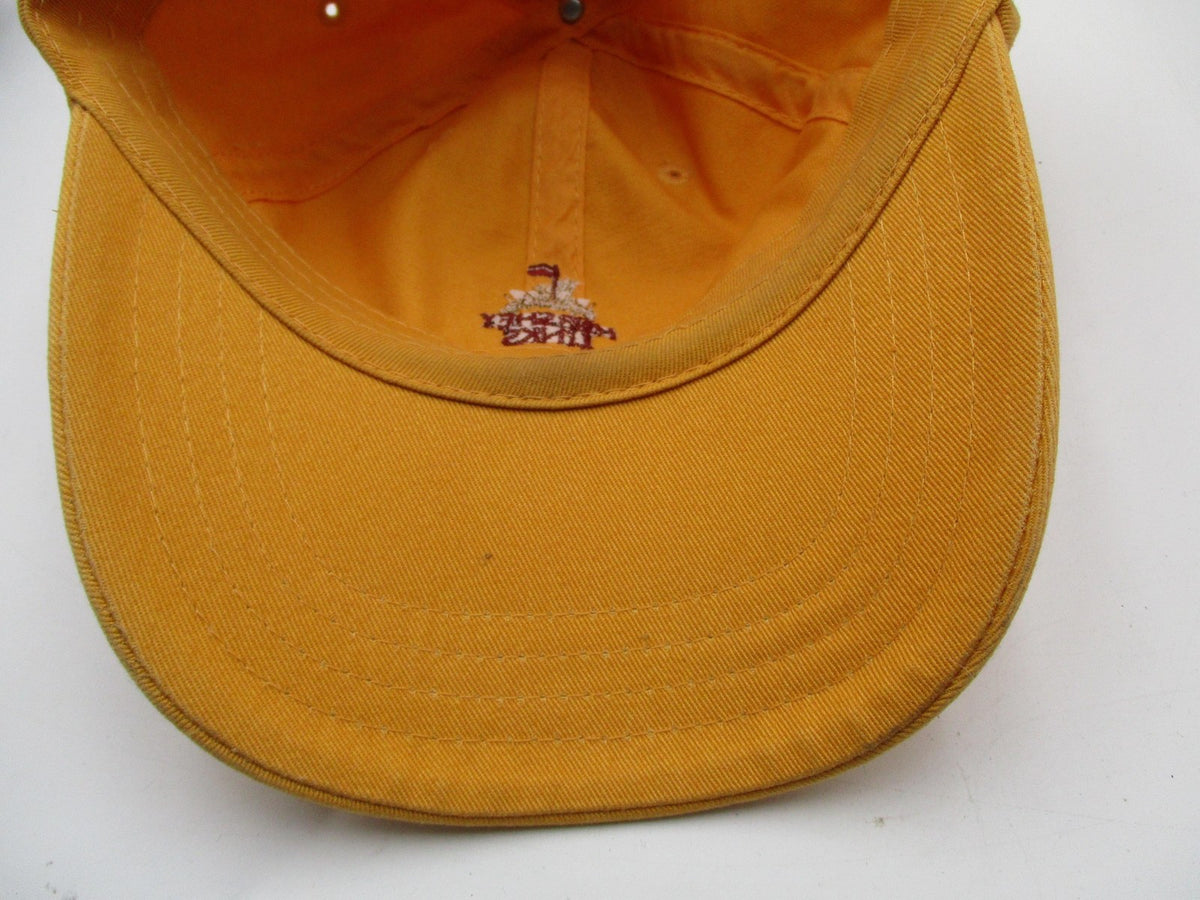 Hershey Links Hat Cap Strap Back Mens One Size Yellow Golf American Dry Goods8