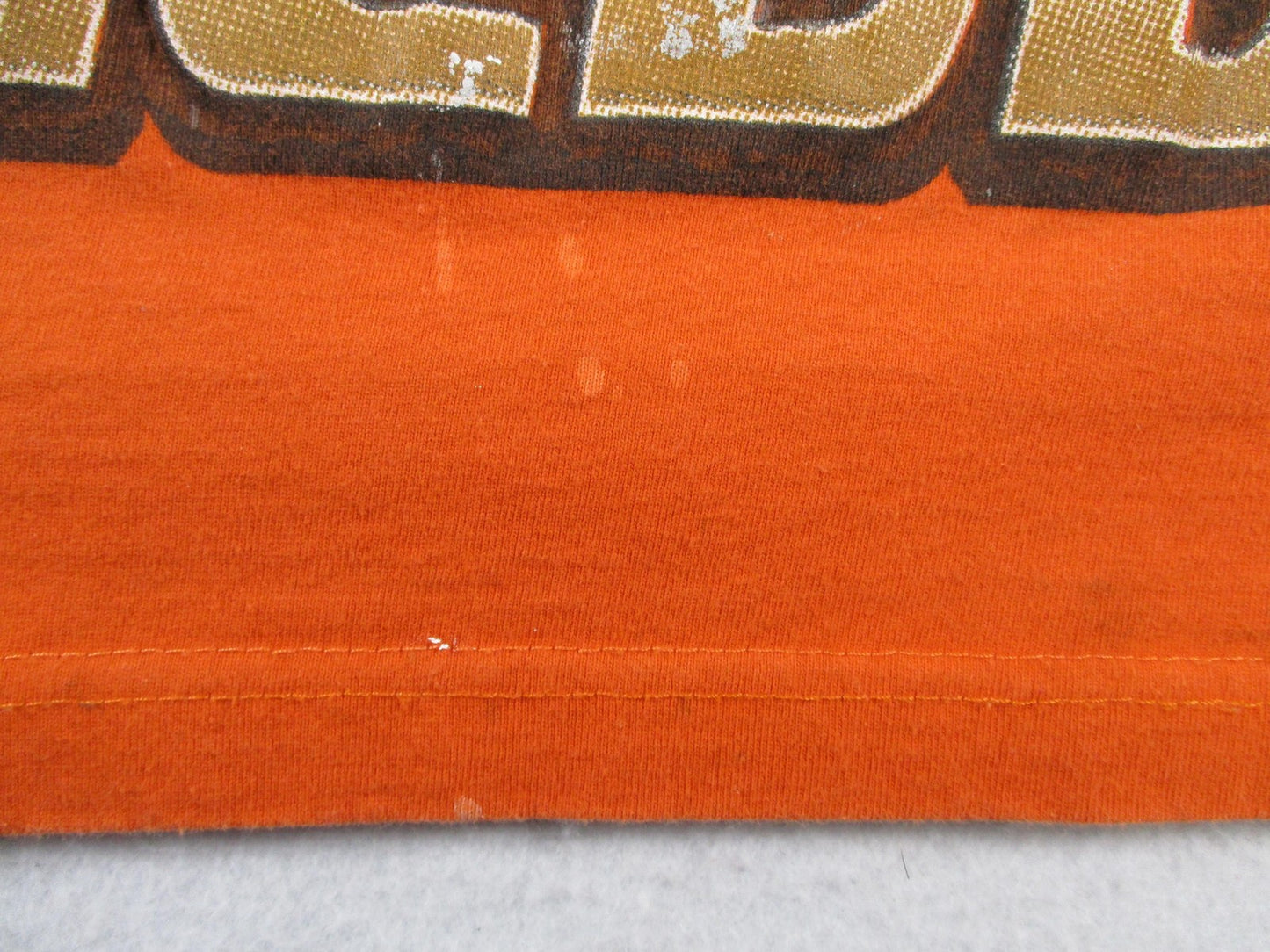 New Rizon Shirt Mens Large Orange Tom & Jerry Boxing For All The Chedda Tee7