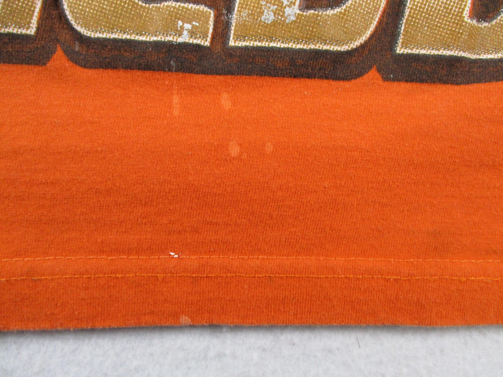 New Rizon Shirt Mens Large Orange Tom & Jerry Boxing For All The Chedda Tee7