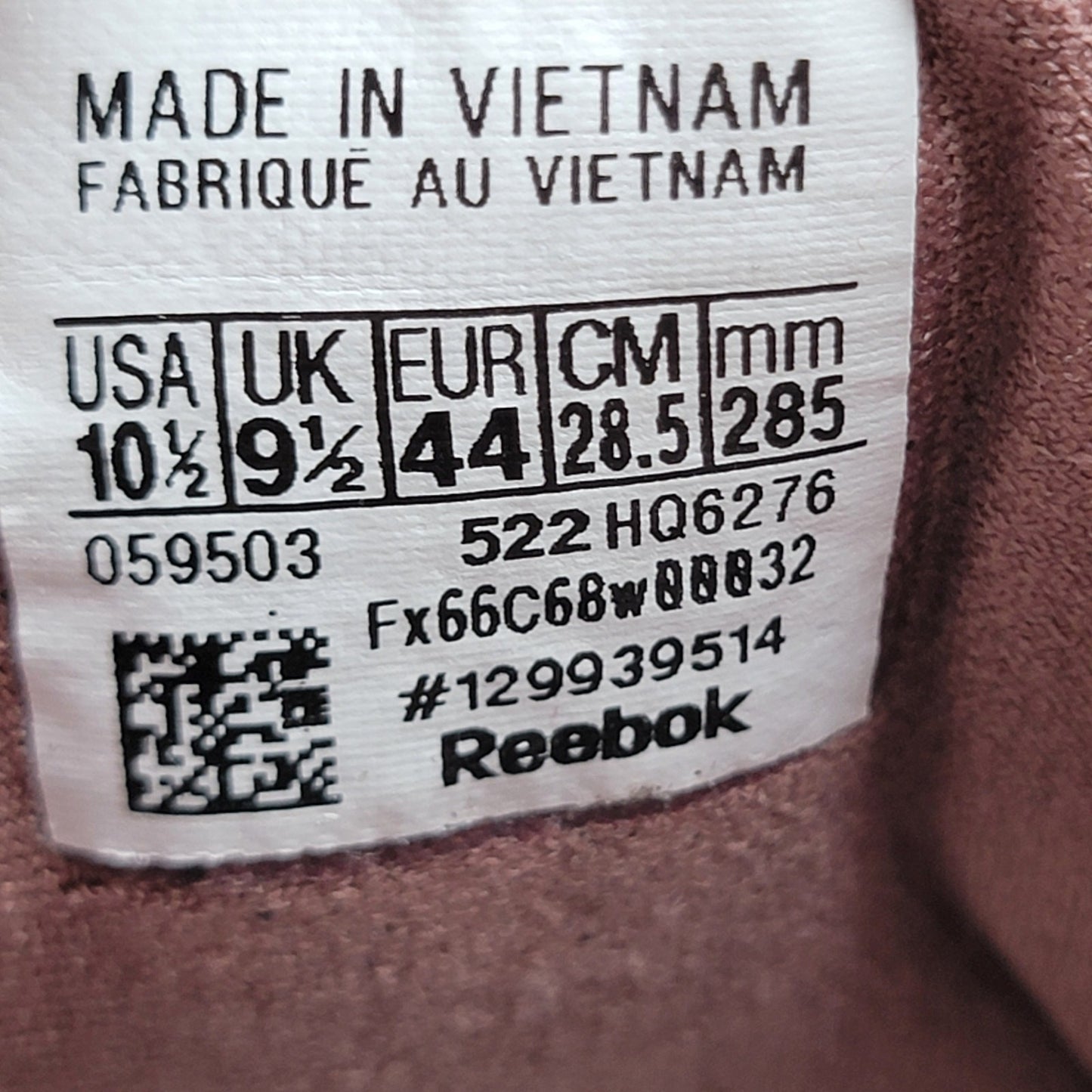 Reebok Jurassic World The Answer DMX Gigantosaurus  10.57