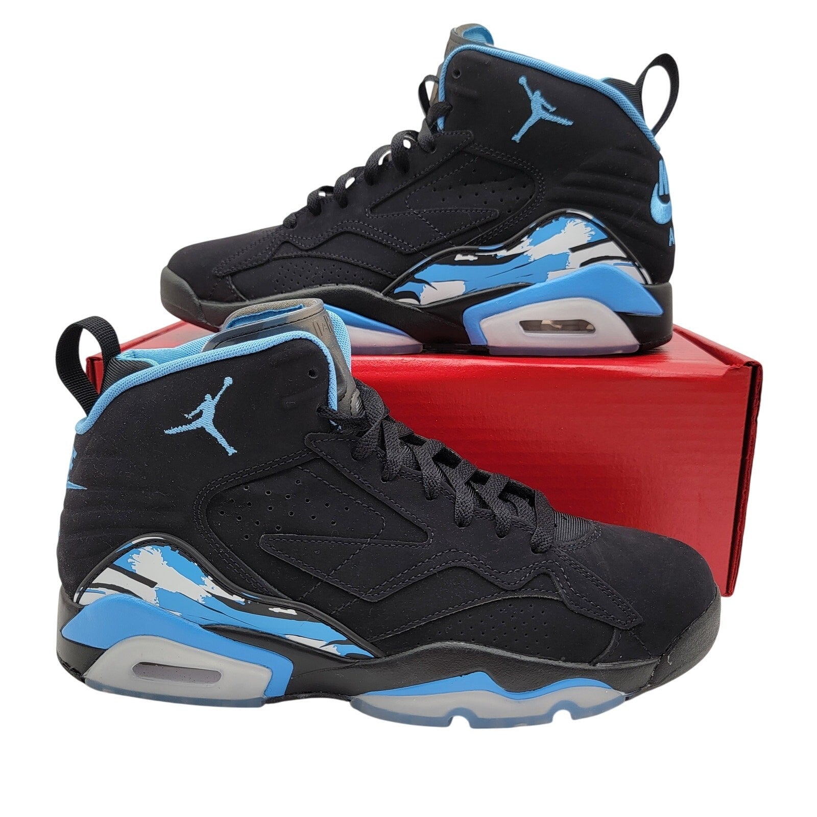 Nike Air Jordan MVP Black University Blue Men’s 10 Pre-Owned No Box