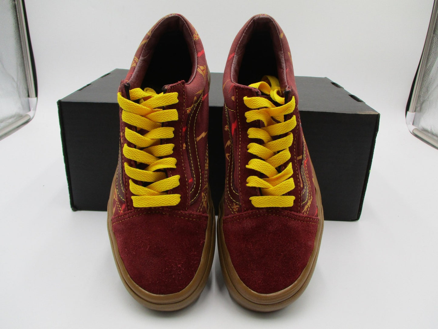 Vans Old Skool Vivienne Westwood Shoes Mens 5.5 Womens 7 Red Gum Bolt Print 1A44