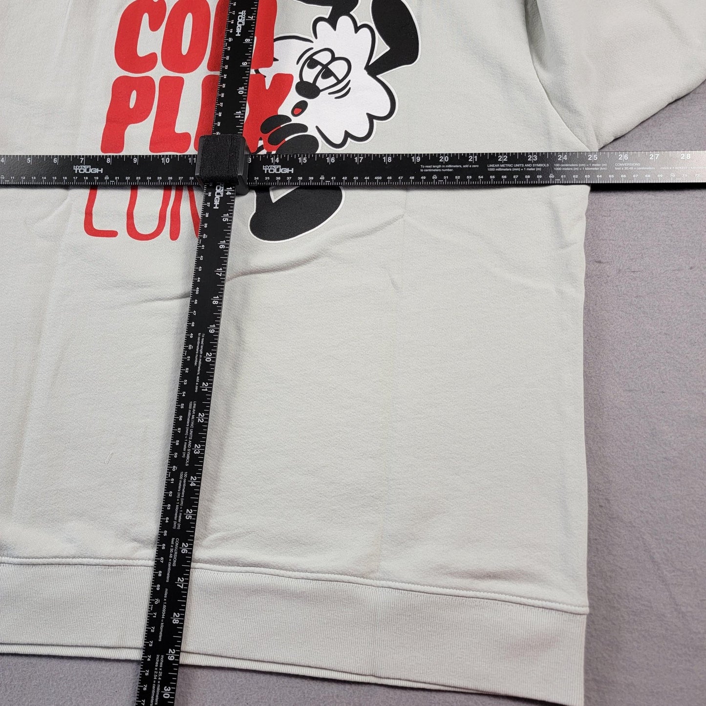 ComplexCon Crewneck Sweatshirt XL Light Grey 2022 Official Merch EcoCycle