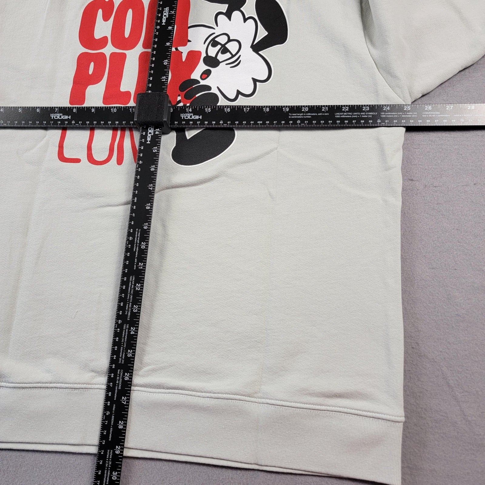 ComplexCon Crewneck Sweatshirt XL Light Grey 2022 Official Merch EcoCycle