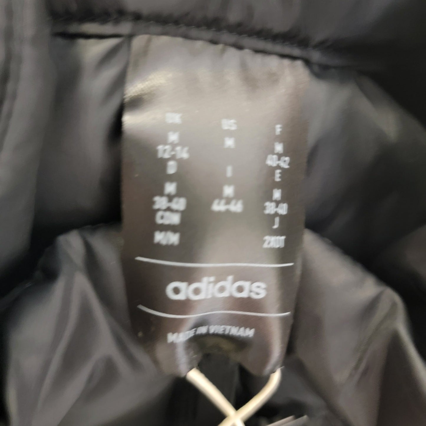 Adidas Womens Down Jacket w Hood Black Sz M GH4593 2