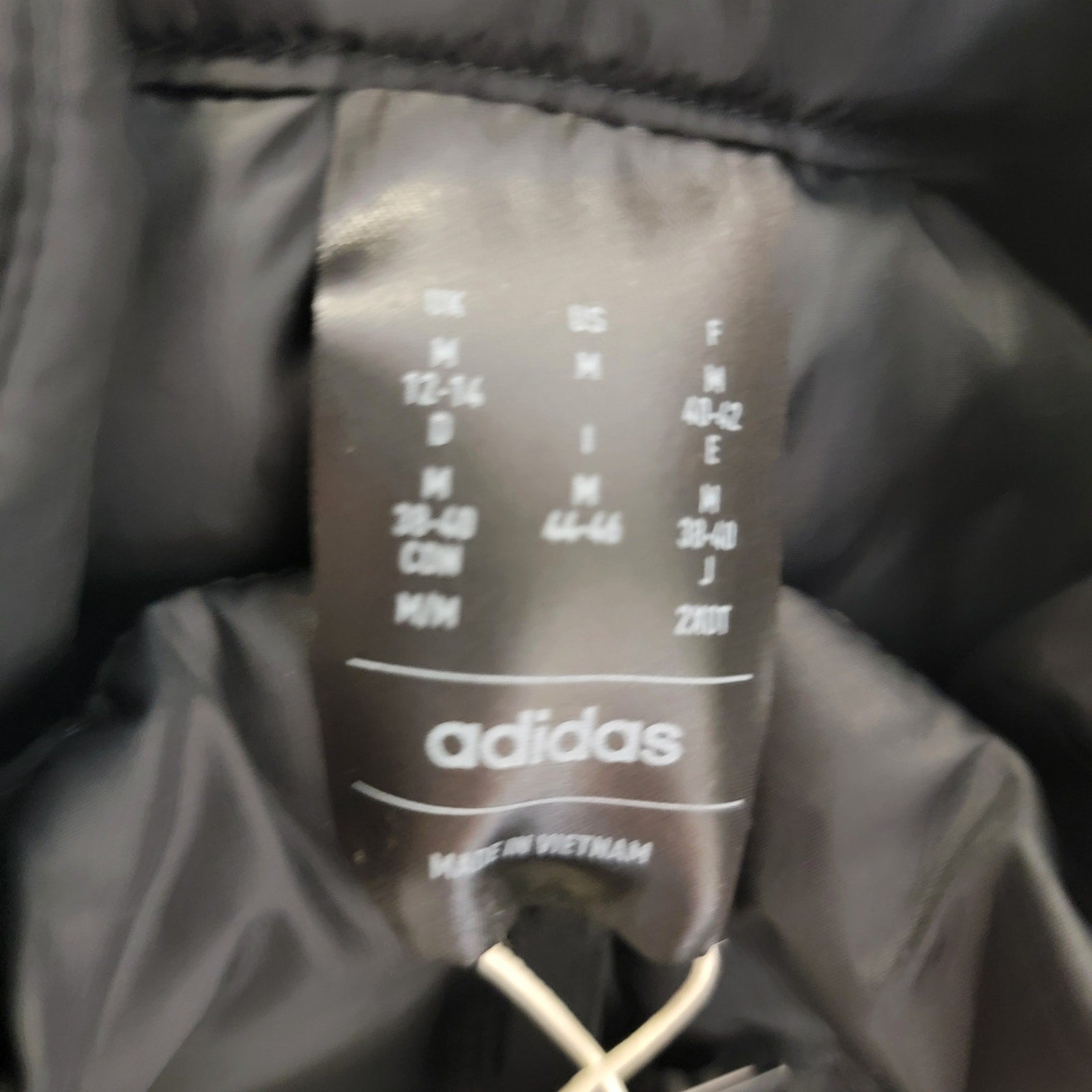 Adidas Womens Down Jacket w Hood Black Sz M GH4593 2