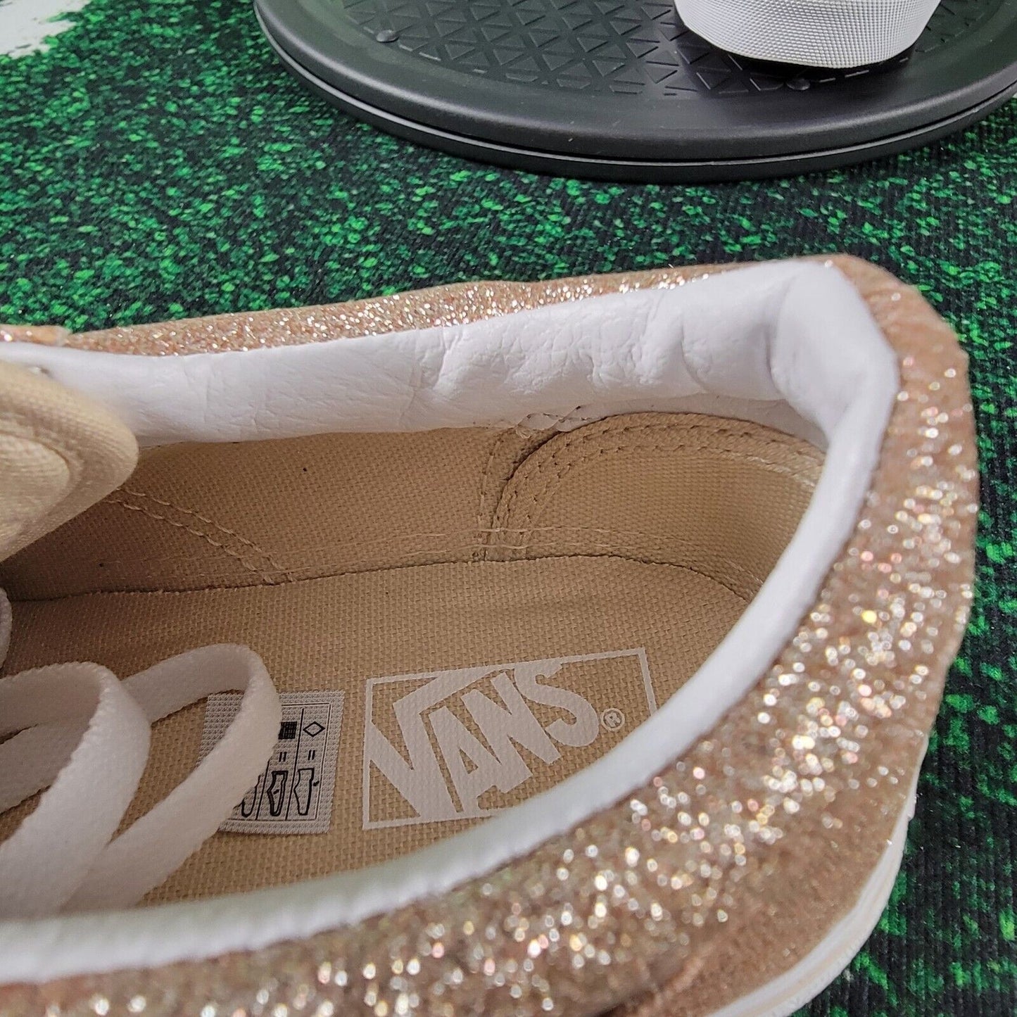 Vans Old Skool Unisex Kids Brazilian Sand & White Skate Shoes Sz 3K VN0A4BUU0GM14