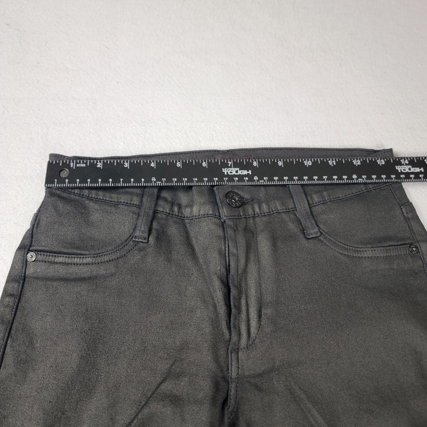 James Jeans Twiggy Jeans Womens 28 Black Skinny Stretch Denim Made USA