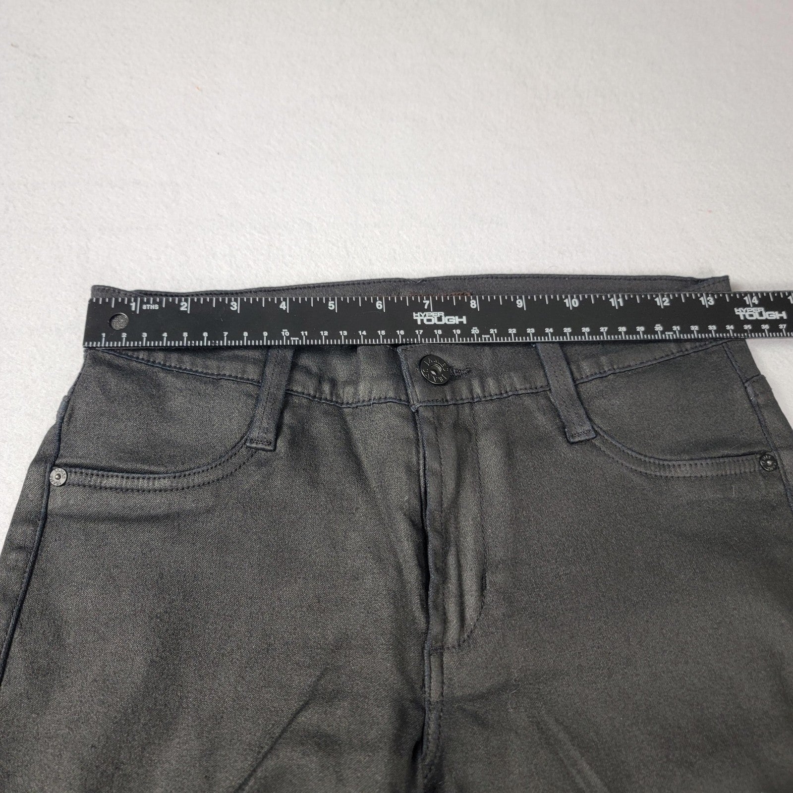 James Jeans Twiggy Jeans Womens 28 Black Skinny Stretch Denim Made USA