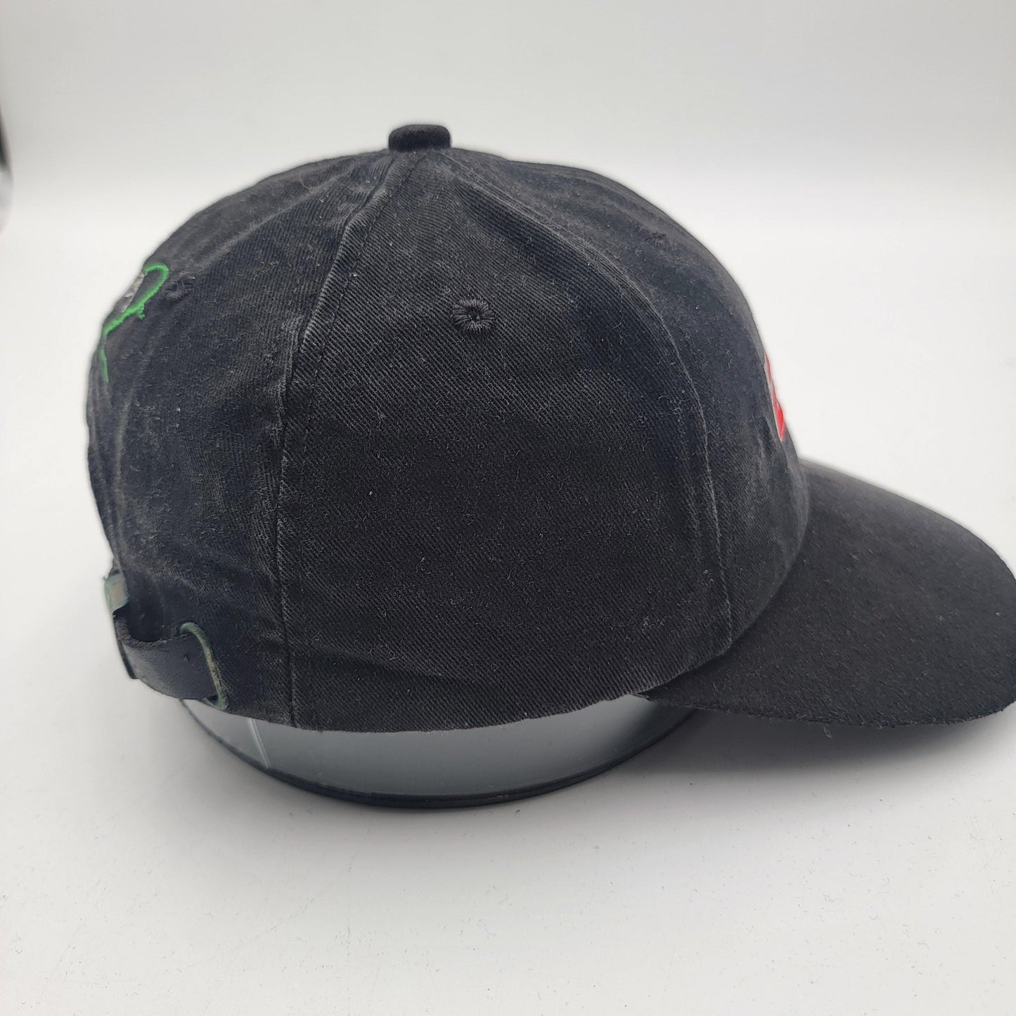 Vintage ESPN Hat Cap Strap Back Black Mens Sports Television TV Network 90s4