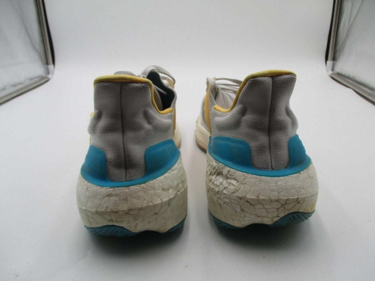 Adidas UltraBoost Light Shoes Mens Size 13 Gray Yellow Blue Running IE17585
