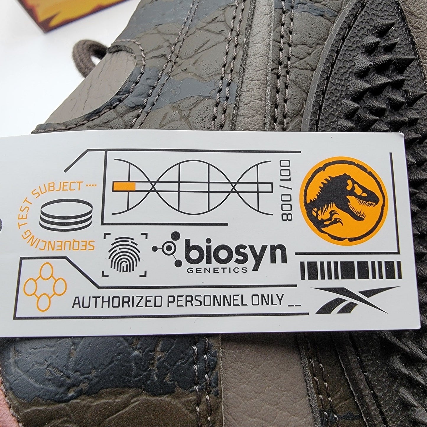 Reebok Jurassic World The Answer DMX Gigantosaurus  10.512