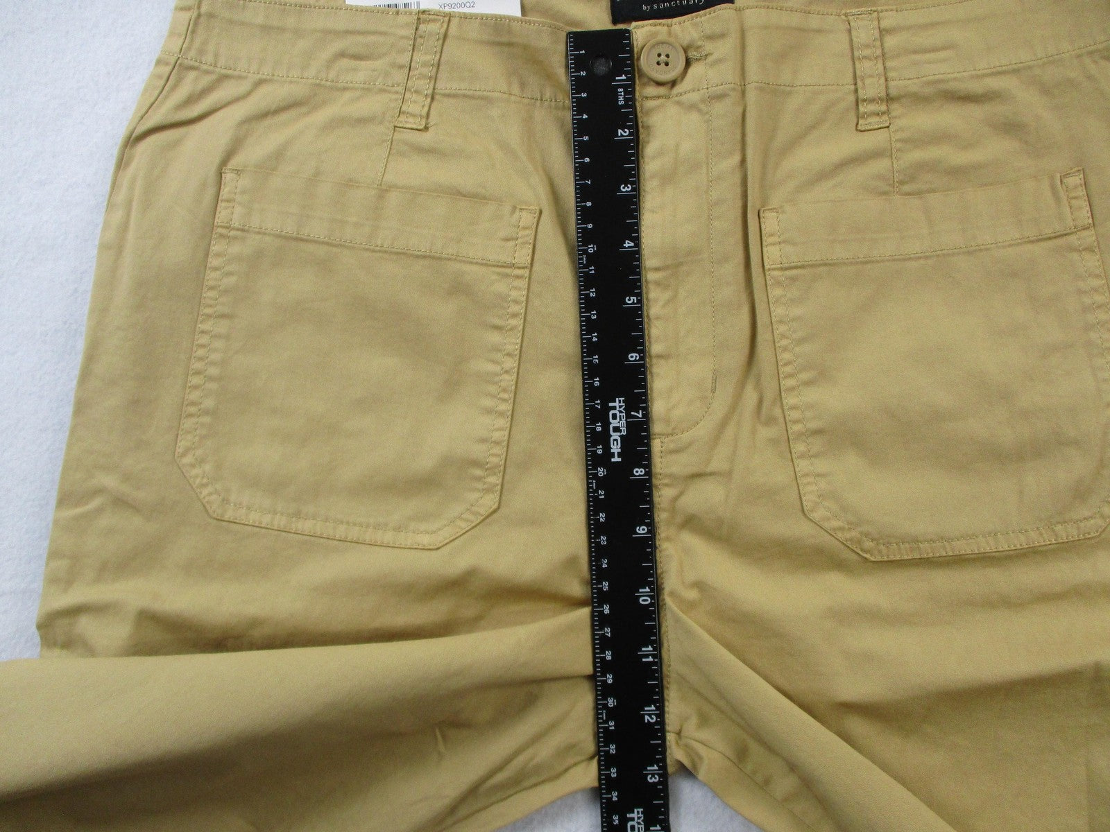Social Standard By Sanctuary Pants Women 16 Tan Juliet Crop High Rise Twill 14415