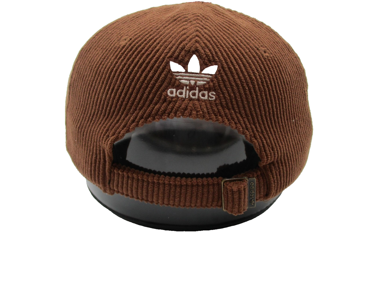 Adidas Hat Cap Strap Back Brown Corduroy Originals Trefoil Mens One Size4