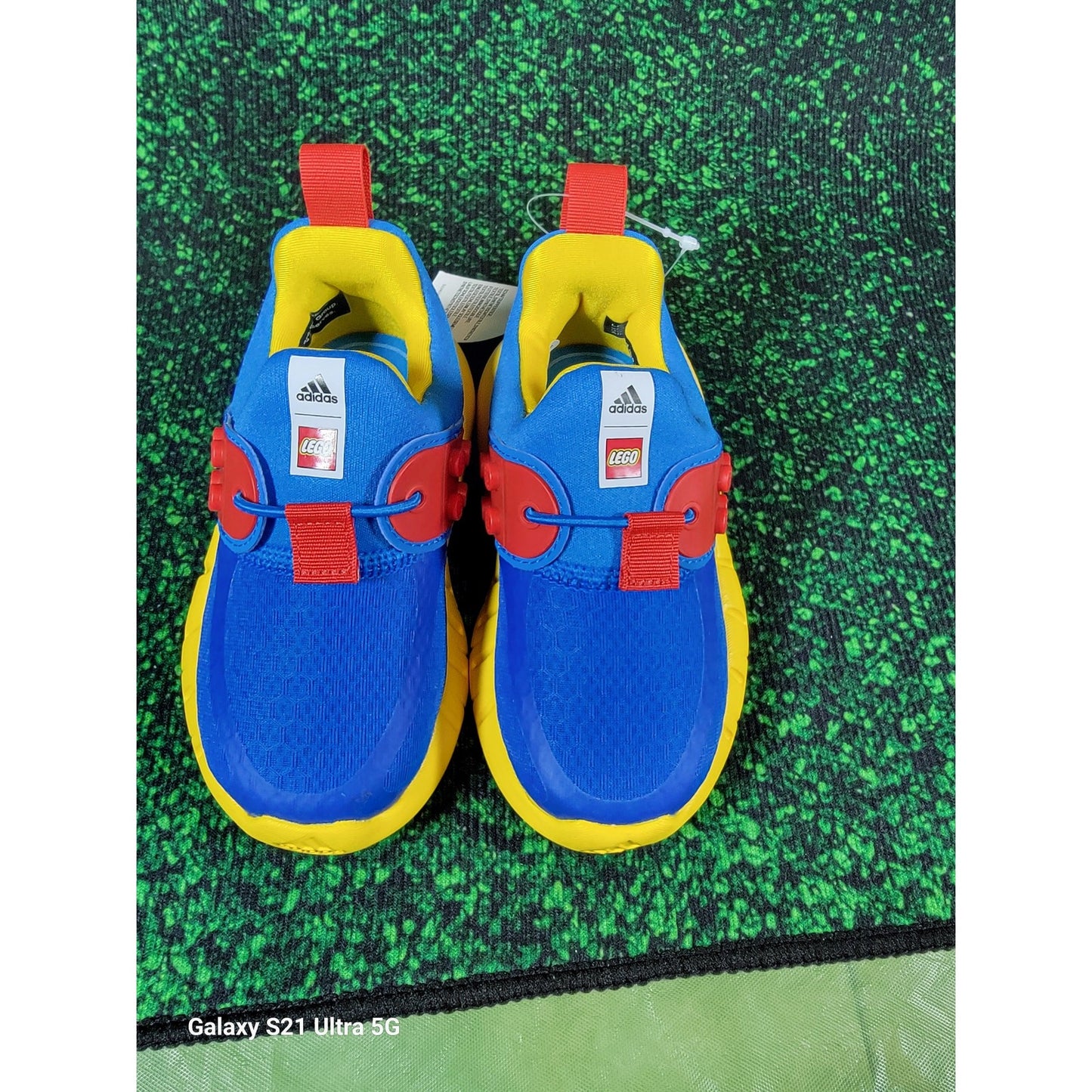 Adidas LEGO x RapidaZen J 'Shock Blue Equipment Yellow' Size 6.5k FX95635