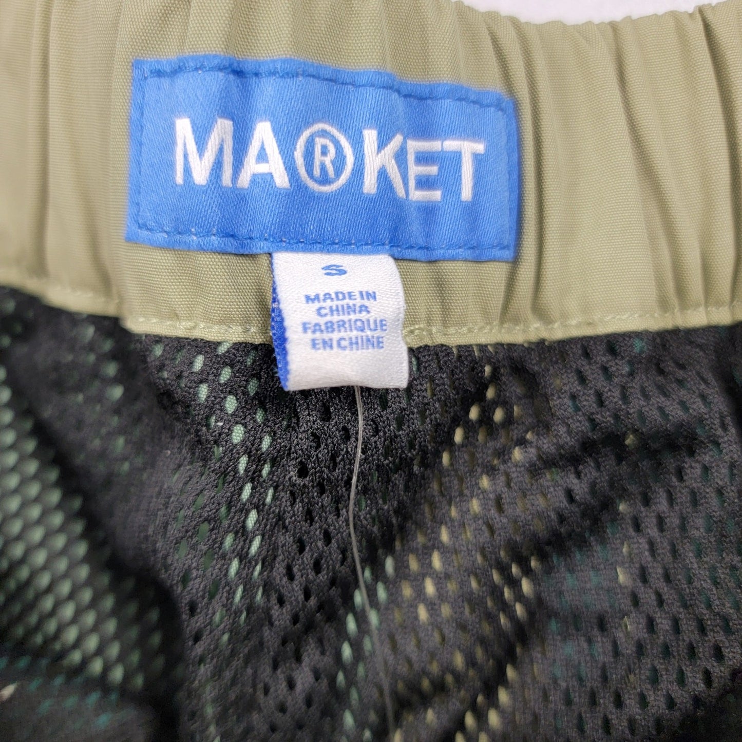 MARKET GORP Patchwork Tech Shorts Eden Green Mountain Outdoor Hiking Men’s S3