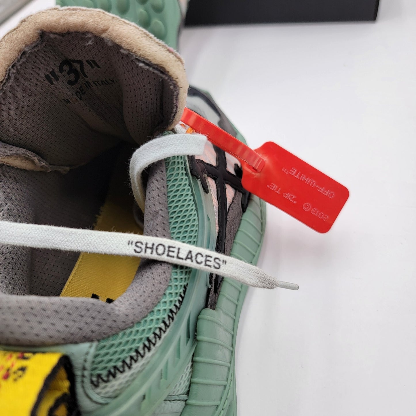 Off-White ODSY-1000 Mens Sz 37/5.5 Rare Vintage 2013 Virgil Abloh Mint Black 28311