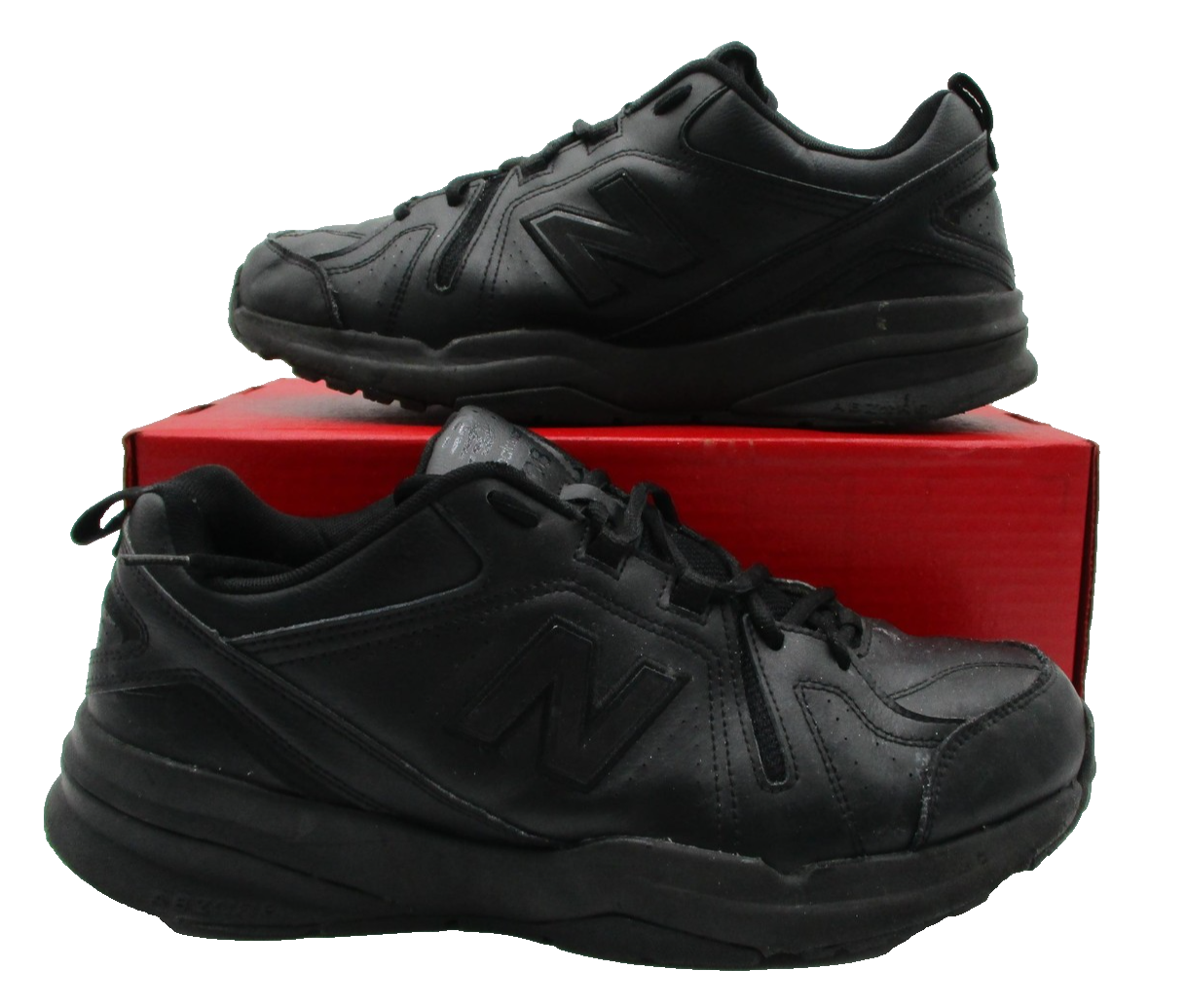 New Balance 608 Shoes Mens Size 11.5 Black Slip Resistant Work 4E MX608AB5 (1G9)0