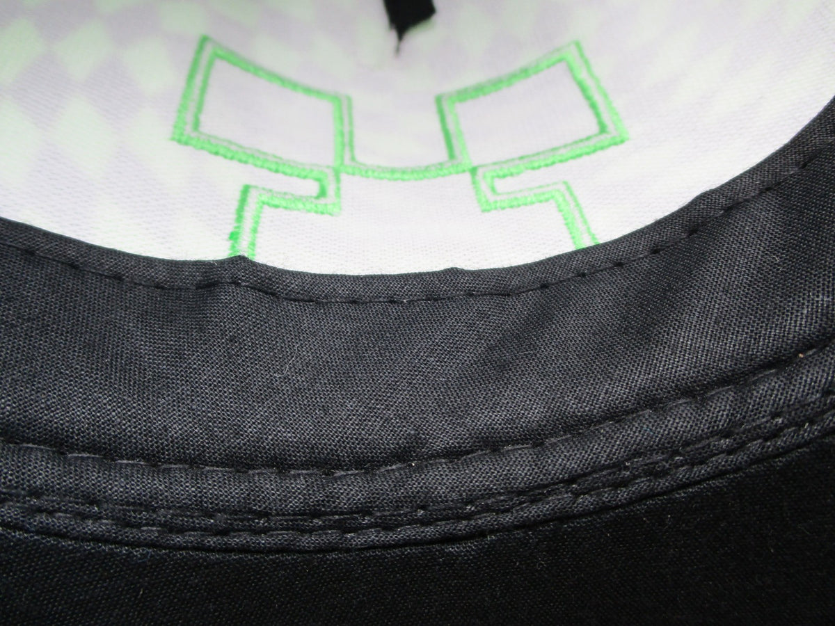 Minecraft Creeper Hat Cap Snap Back Boys One Size Black Green Checkered Graphic10