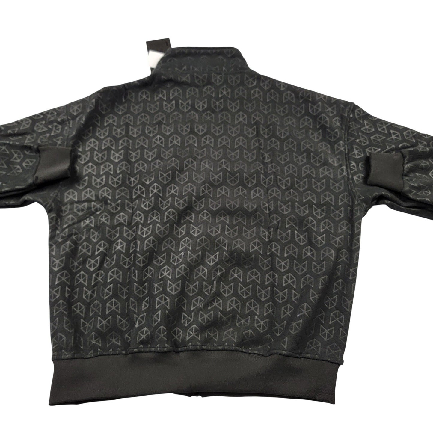 Rawgear Black Geometric Pattern Full Zip Jacket Mens Medium New With Tags
