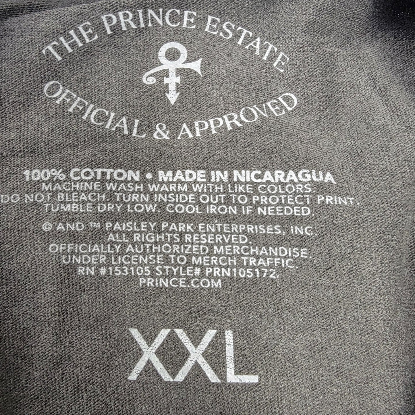 Prince Purple Rain Shirt Mens 2XL Graphic Tee Retro Vintage Distress