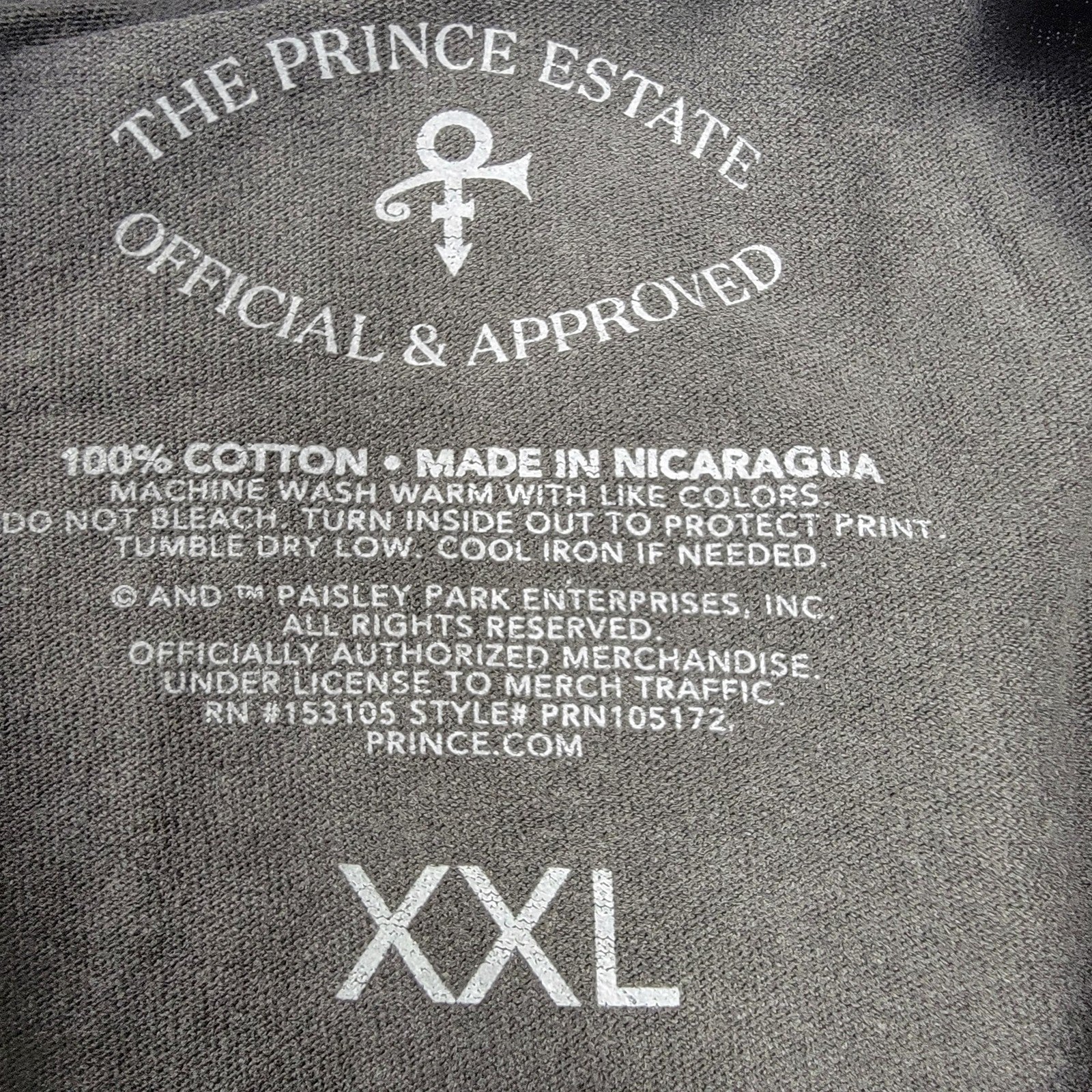 Prince Purple Rain Shirt Mens 2XL Graphic Tee Retro Vintage Distress