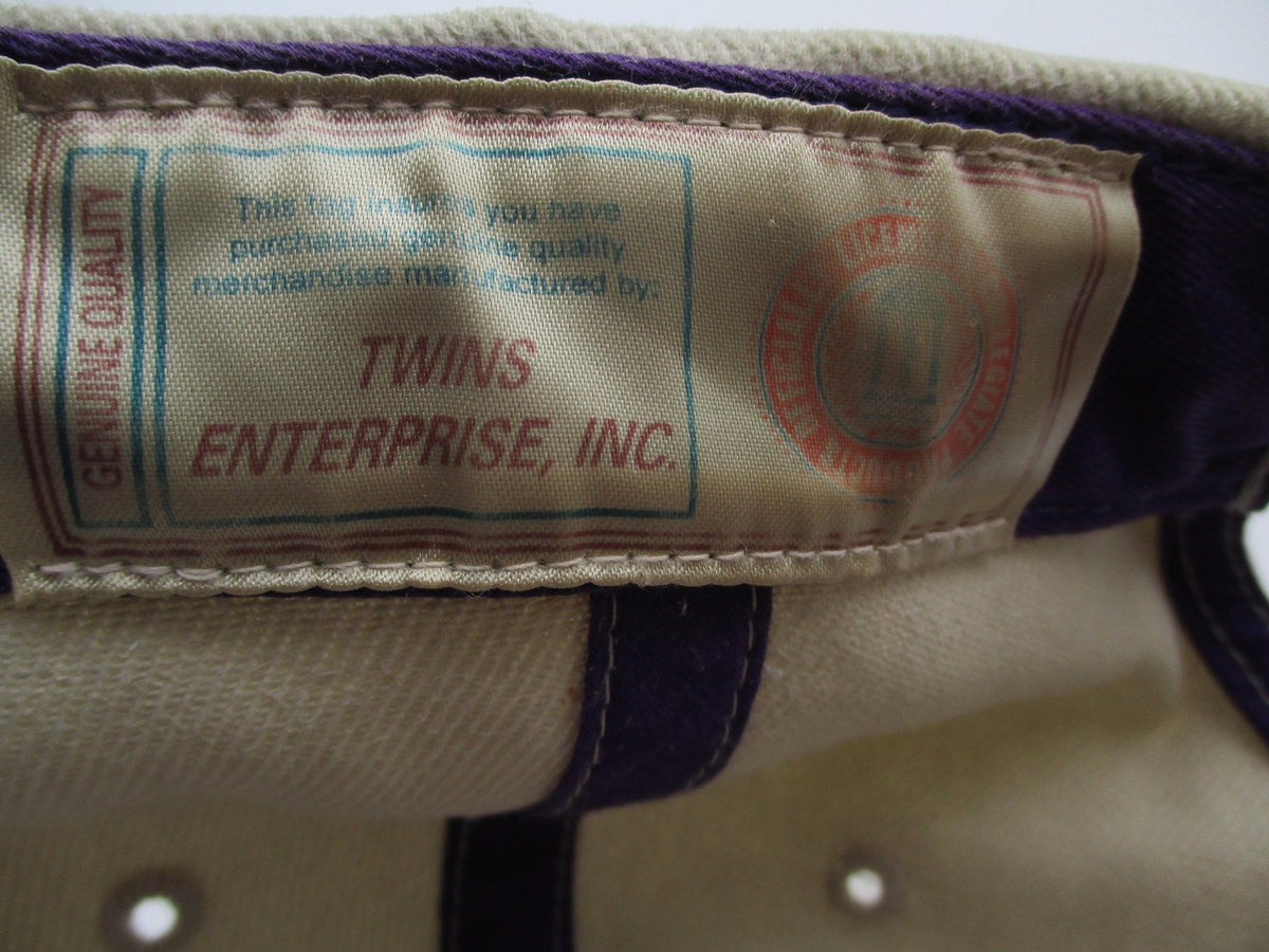 LSU Tigers Hat Cap Strap Back One Size Beige NCAA Football Twins Enterprise Mens10