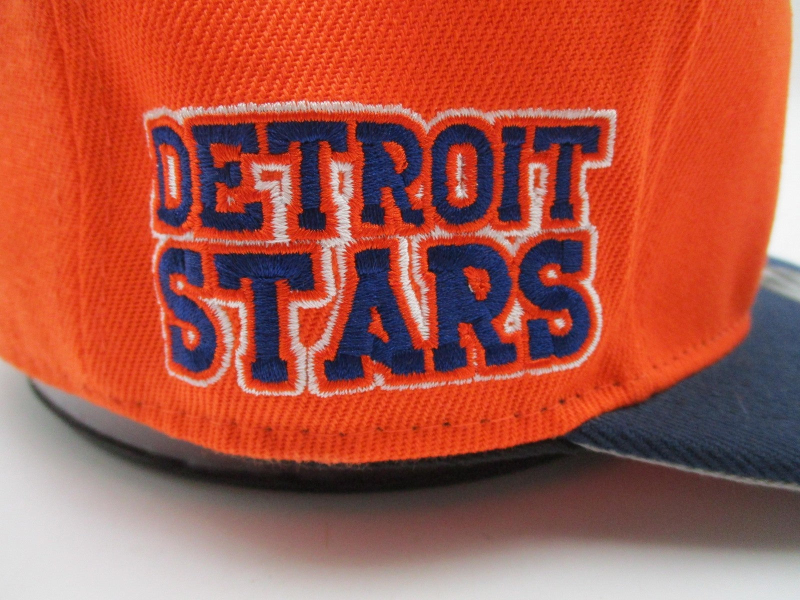 Detroit Stars Hat Cap Fitted Mens 7 1/4 Orange Negro Leagues Baseball Headgear8