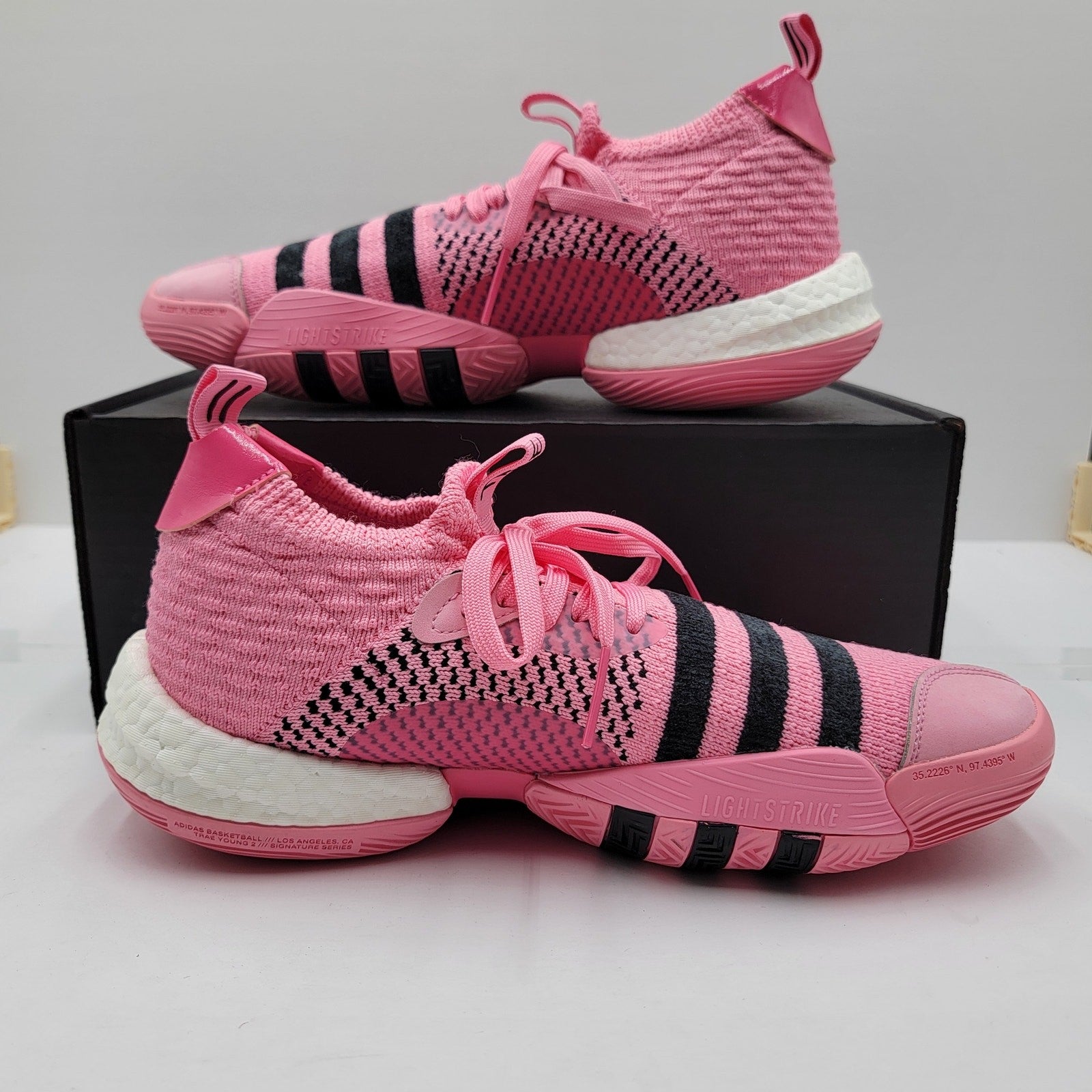Adidas Trae Young 2 'Pink Trap House' Mens Sz 9.5 IE1667 (239)1