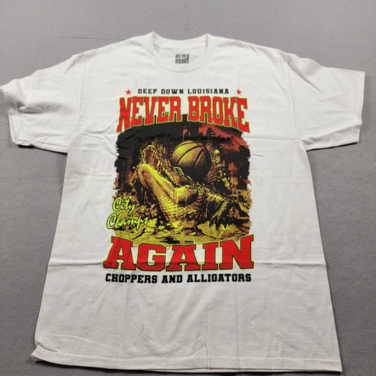 Young Boy Never Broke Again Deep Down Louisiana T White Sz XL0