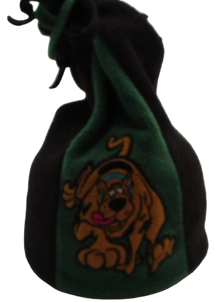 Scooby-Doo Hat Beanie Boys One Size Green Fleece Winter Embroidered Cartoon0