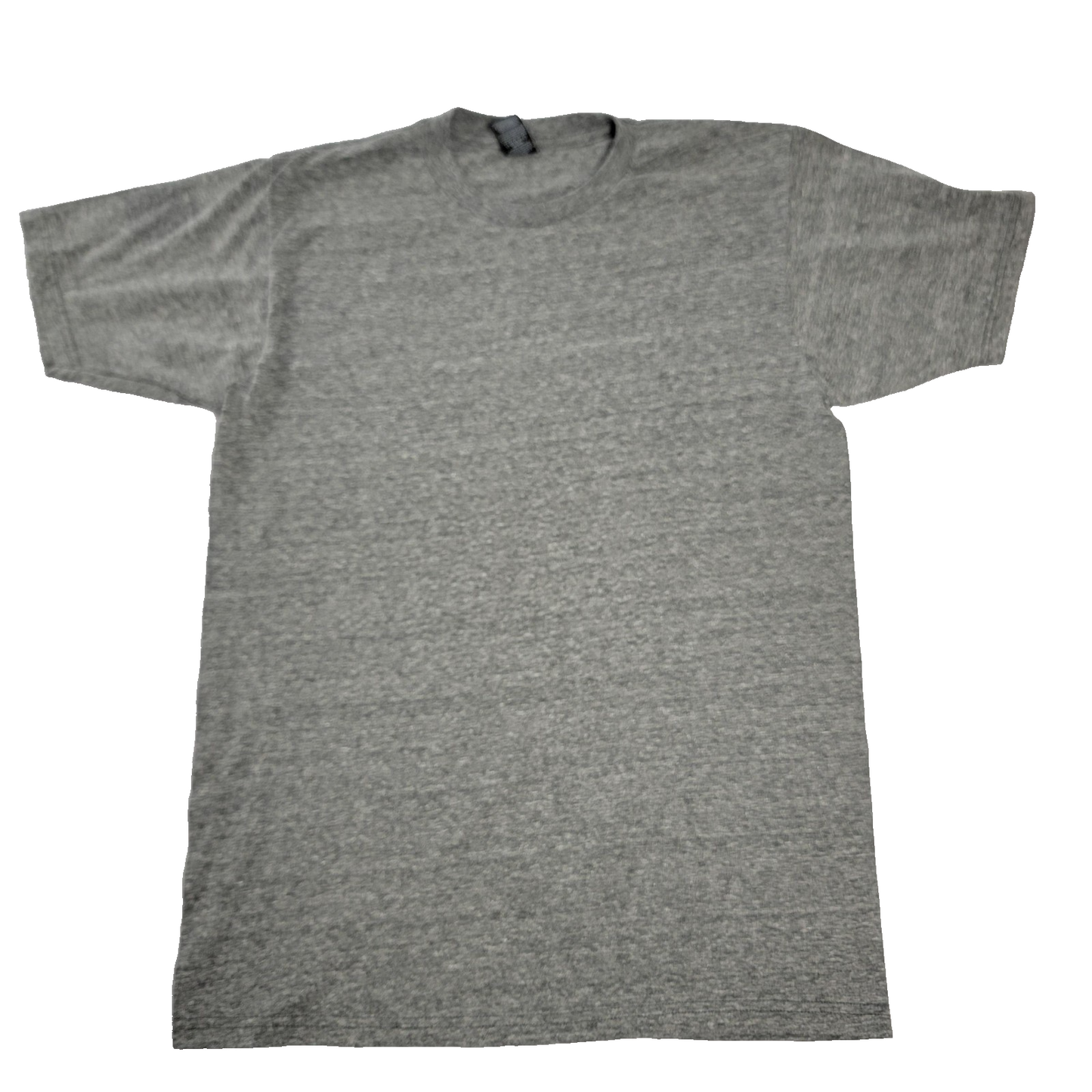 Optima Shirt Mens Medium Gray Snowflake Crewneck Short Sleeve Basic Casual T 6460