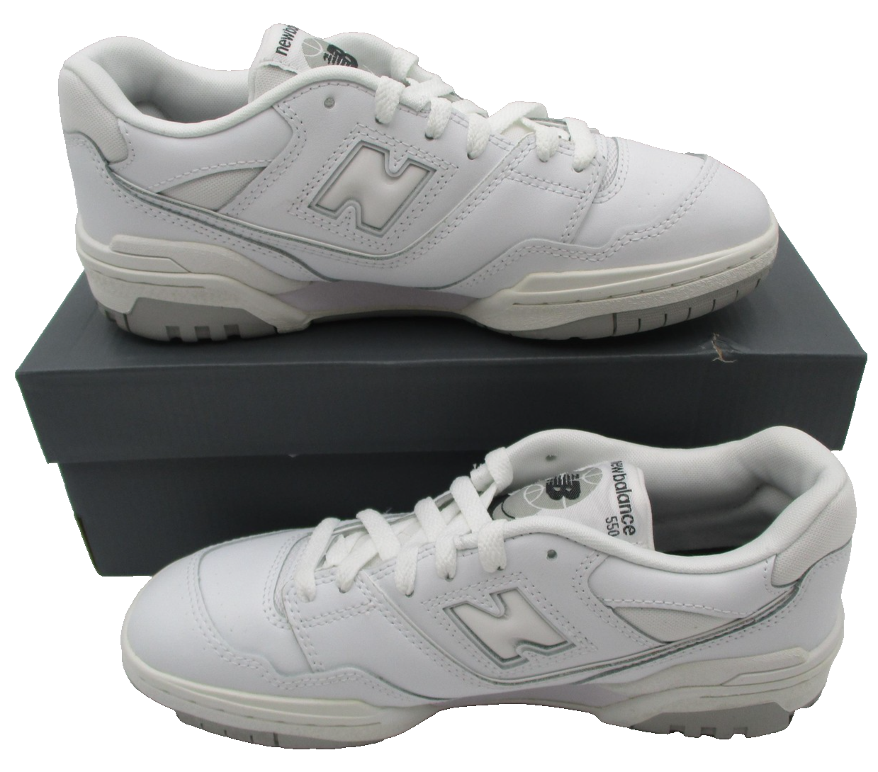 New Balance 550 RG3 Shoes Boys Size 7 White White Basketball GSB550PB Sneakers3